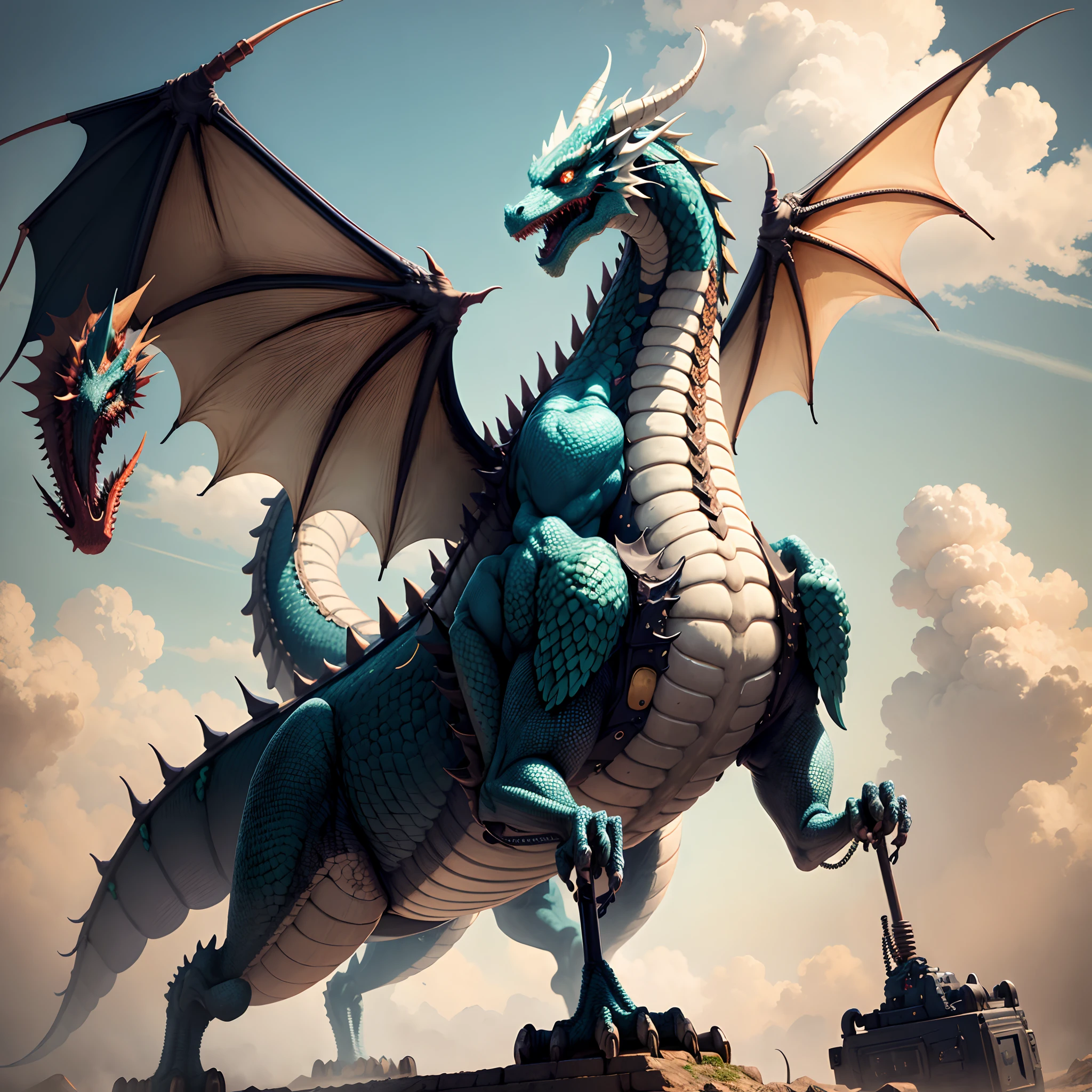 Mechanical wind dragon