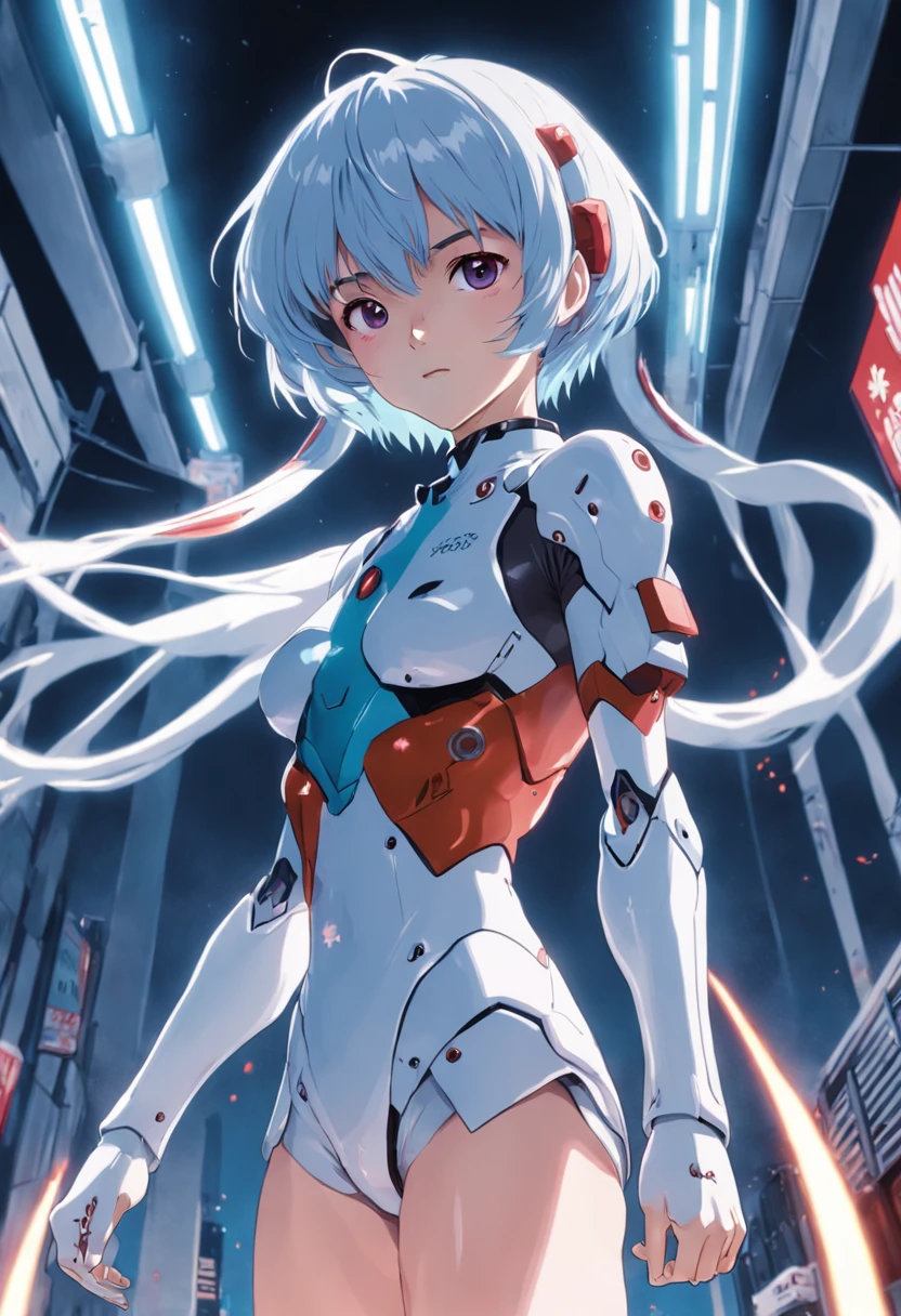 rei ayanami 80s style