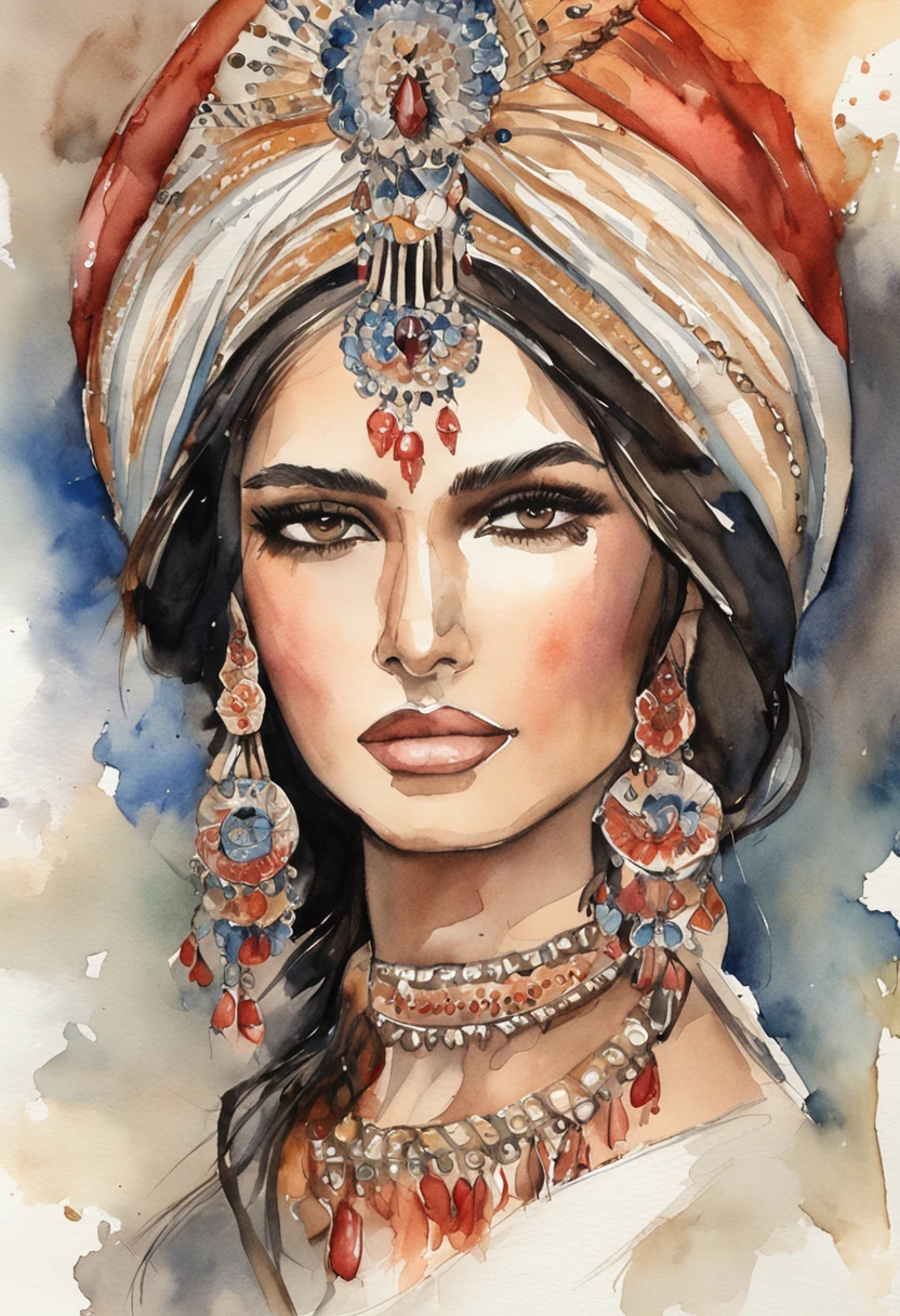 Indian Girl surrealistic fashion, fashion show, high fashion, photoshoot, editorial magazine