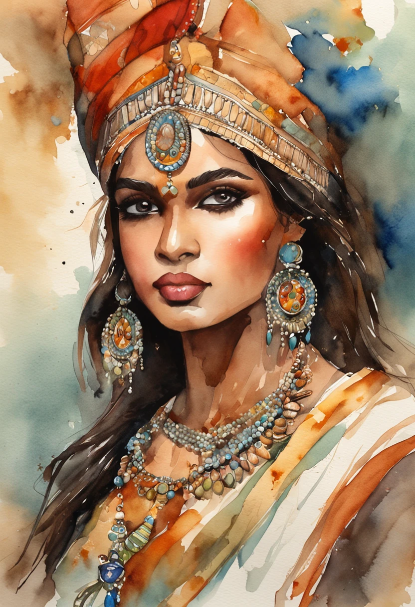 Indian Girl surrealistic fashion, fashion show, high fashion, photoshoot, editorial magazine