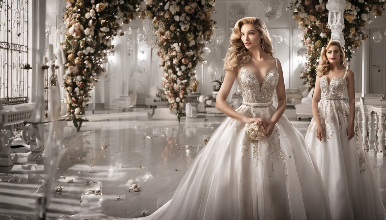 (melhor qualidade)), ((tmasterpiece)) vestido de princesa do casamento, raio de luzes, brilho do flare da lente, white petals, Gato de pelagem longa, exotic