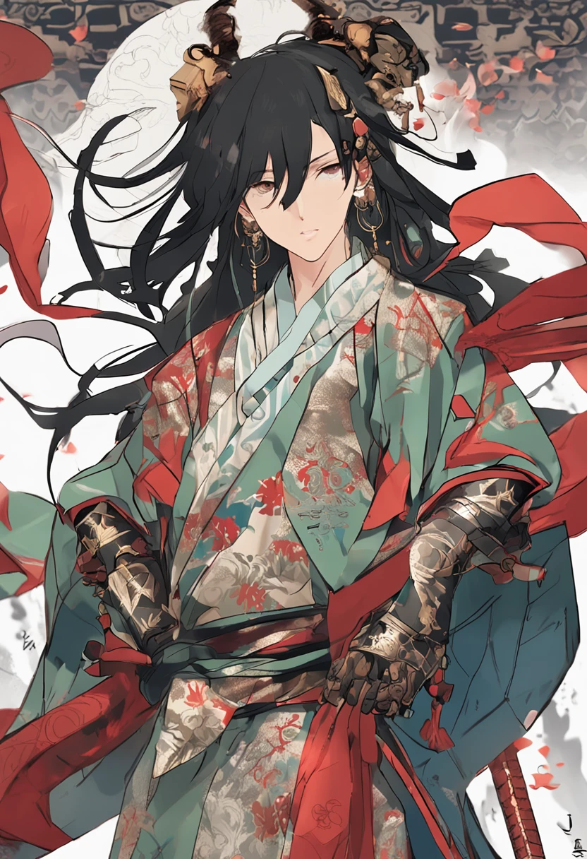 Libido boy，HighestQuali，extremely detaile，Youthful，Sword-eyed stars，Tribal Junior，，Young man，cool guy，Ancient wind，vivaciousness，child，Libido boy，Gorgeous light green robe，Black Chinese style high ponytail，Black eyes，Sunny and cheerful，Young man，Black hair，s delicate face，sharp sharp eyes，Clear eyebrows，Kind expression，Fluttering hair，Flowing sleeves，Ancient style，Wind dance pose, Long flowing black hair fluttering，Messy hair，Qi Yu Xuanang，looking at viewert，（tmasterpiece：1.4），（best qualtiy：1.4），(The composition is perfect)，high-definition depiction，8K，The polar composition of the film，Cinematic lighting，Cinematic texture，Strong sense of atmosphere