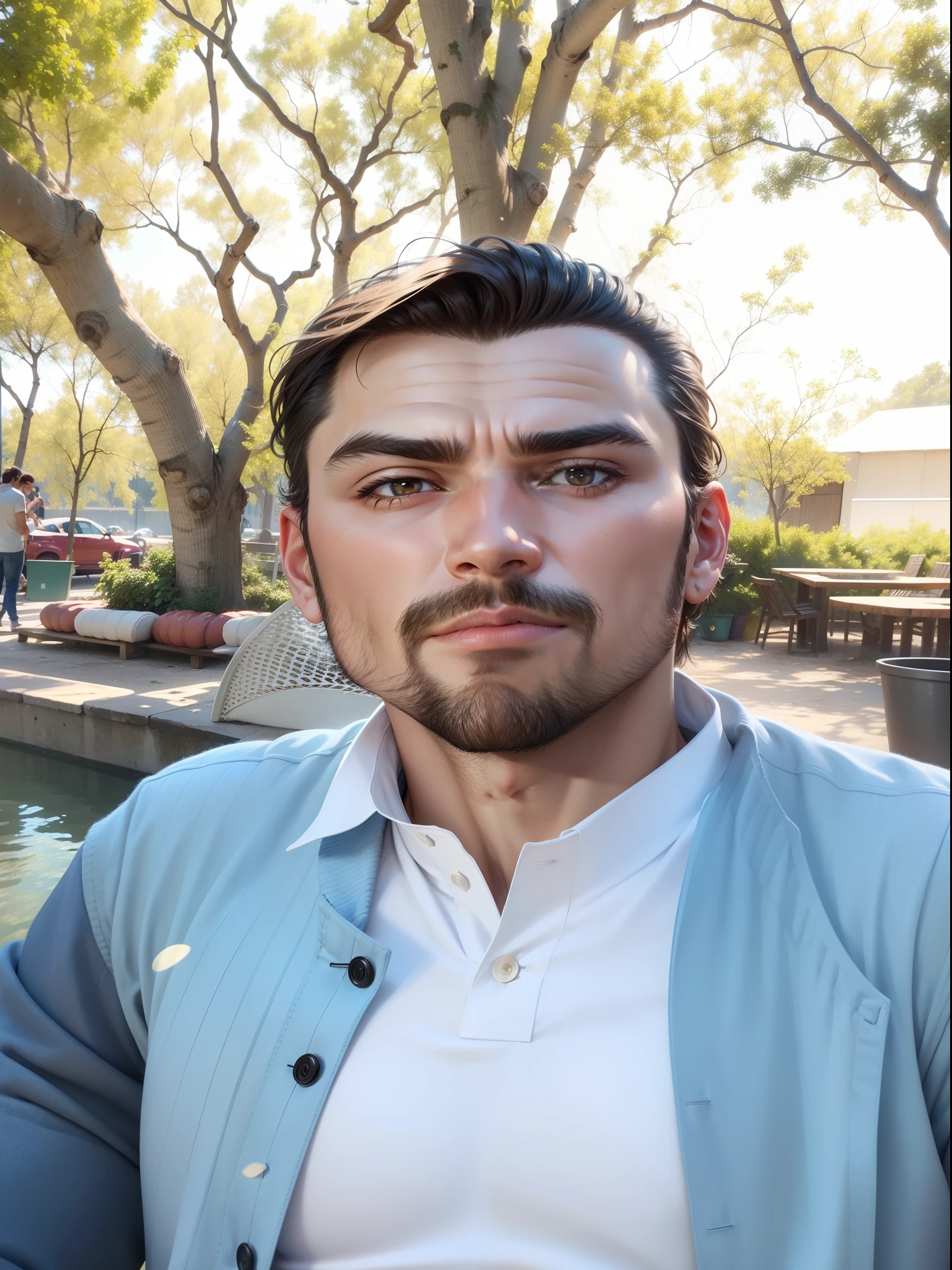Man, good looking, handsome man, cool guy, mature, 4k, ultra hd, realistic