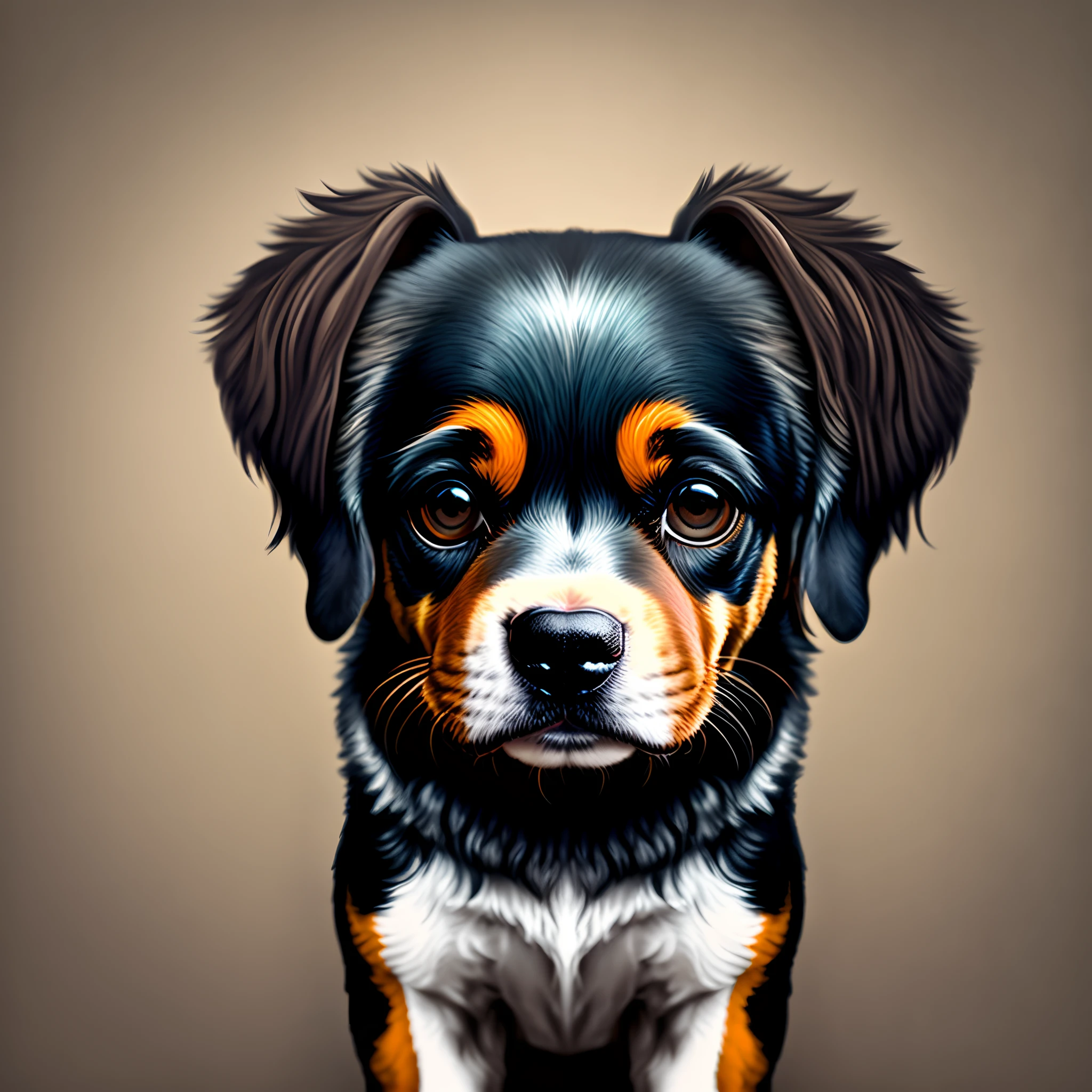 echo Criando personagem: Cachorro assustado (Positivo)
echo Description: Dog with frightened expression, corpo inteiro, 2 olhos negros, looking-into-camera.
echo Features: Pelagem variada, orelhas levantadas, cauda entre as pernas, Posture of apprehension.
Echo angle: look straight at the camera.
