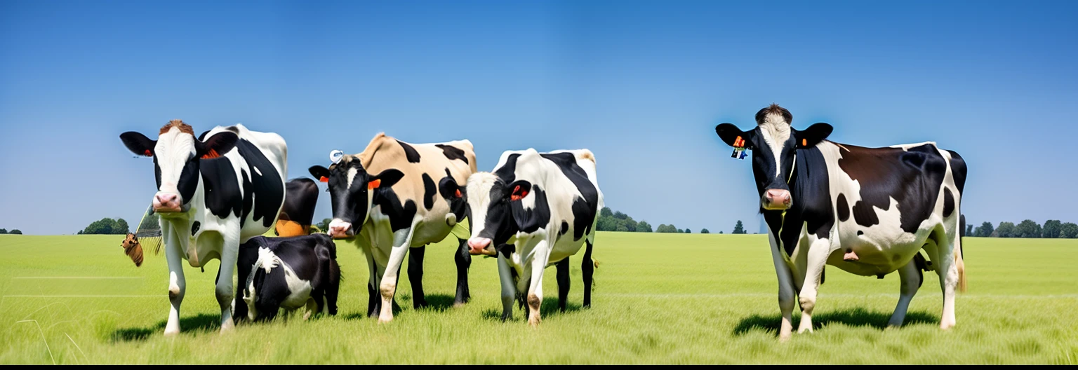 There were four cows standing in the wheat field, Cows, photo shot, random cows, shutter inventory, istock, In the wheat field，Wheat，wheat，oats，author：Joseph Werner, photo - shot, author：Abraham van Beyeren, author：Adrian Hanneman, author：Robert Kohler, Organic, author：Andris Stok, author：Jacob Galmain, author：Jan Tennagel, hight contrast