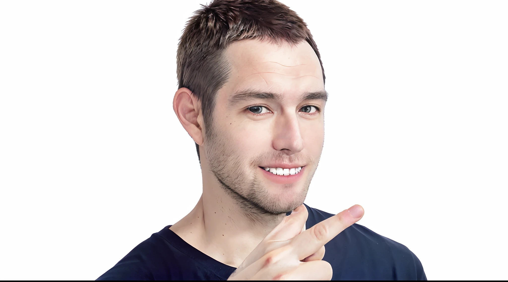 There's a man who's pointing at something with his finger, Linus de linustechtips, foto de perfil headshot, Heath Clifford, Doug Walker, Ryan Dening, foto headshot, retrato de alta qualidade, Artem, head shoot, Chade absoluto, Streamer do Twitch / Jogador Ludwig, Parece Jerma985, Jerma, Fotografia de 2 0 0 0