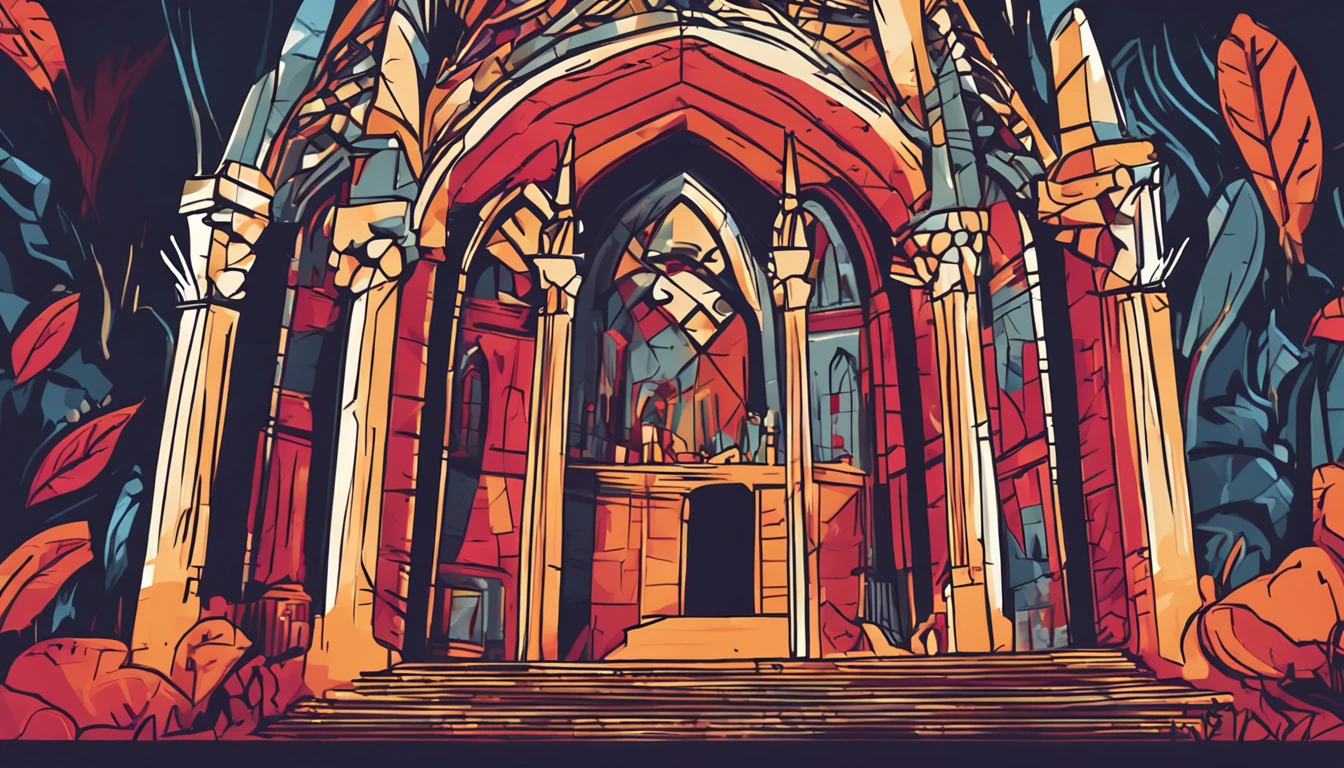 crie uma logo para uma igreja acolhedora