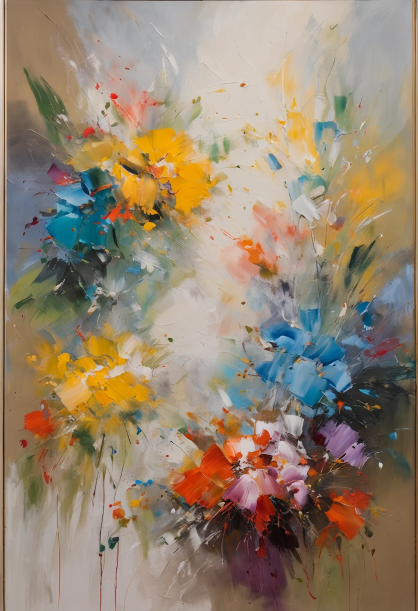 Blooming flowers flutter in the wind,Boy in flowers,Light white and silver design,Pay attention to the texture of the skin and flowers,Sony FE 12-24mm F/2.8 gm,Impressionist garden,Proficient in calligraphy,eco-friendly craftsmanship,Explore brush strokes