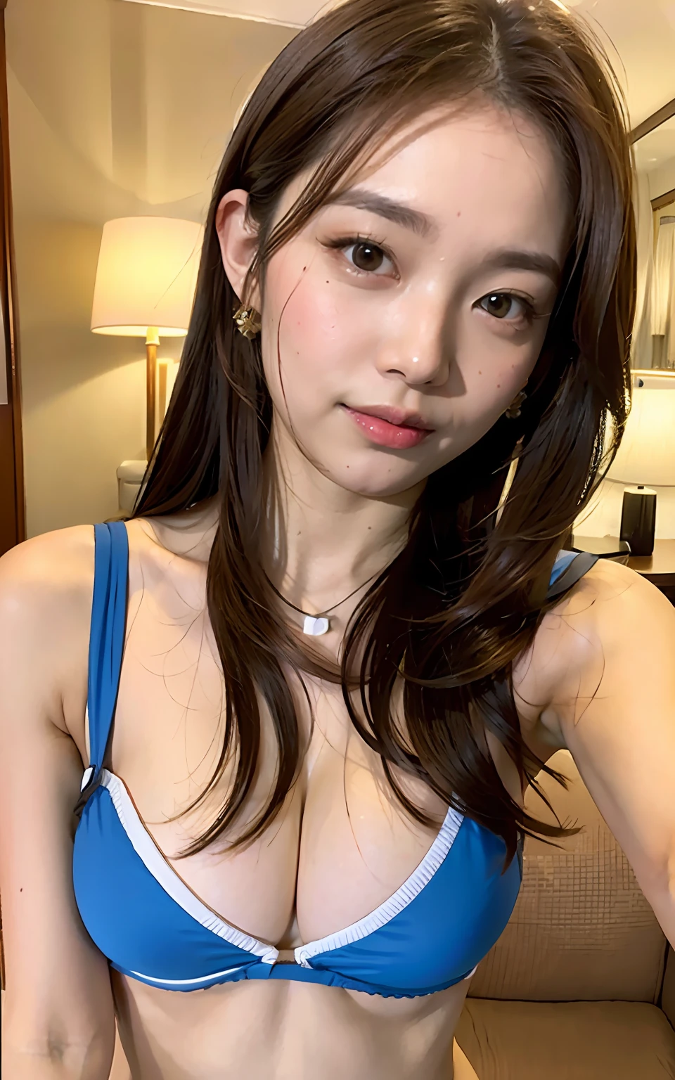 Resort Hotel Suite、The bikini、well-shaped breasts