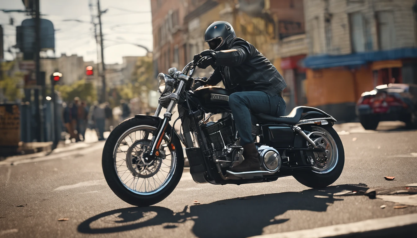 Ghost rider, digital photo, rendering, full height, correct shapes, realistic vision, very high detail, sharp focus, DSLR camera shooting, 16k, Full HD