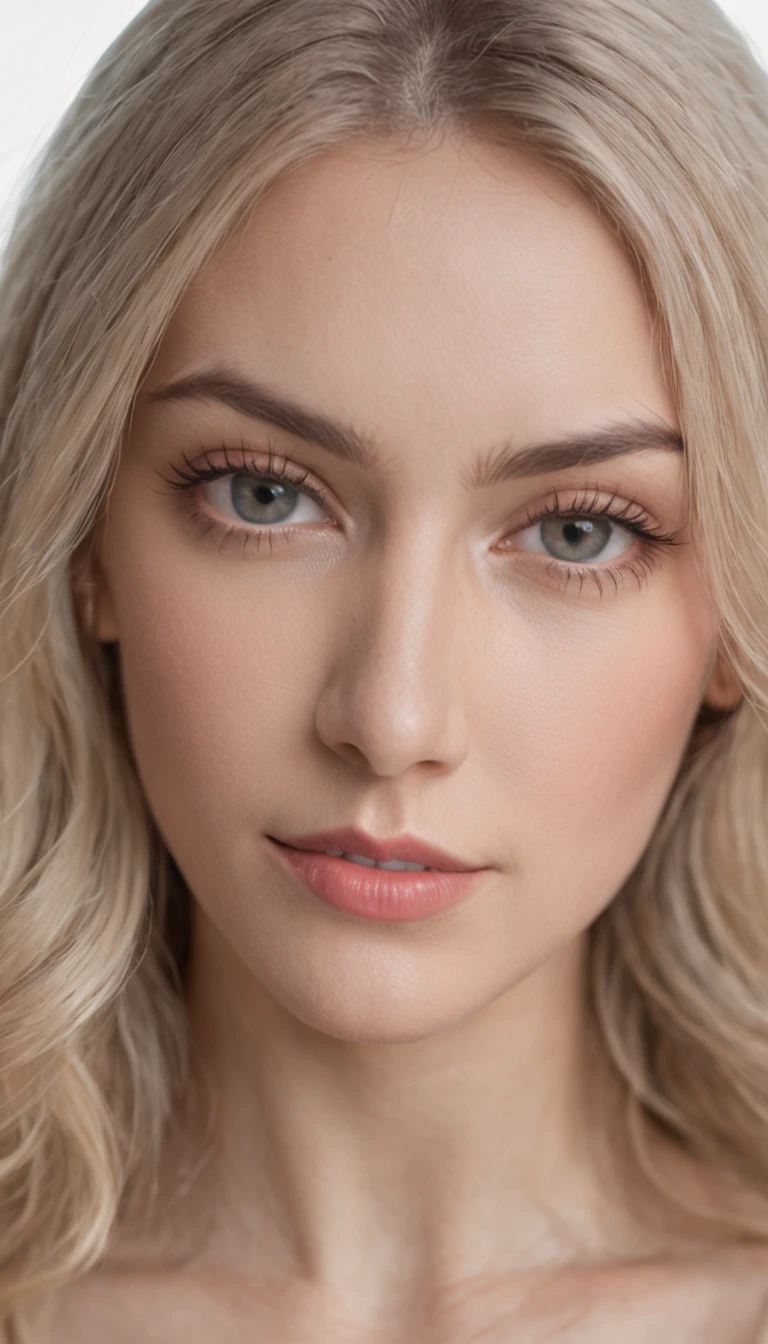 (masterpiece, high resolution, photo-realistic:1.4), (southern Italian young woman:1.3), (intense gray eyes radiating brilliance:1.3), (modern and stylish blonde hair:1.2), (thick and well-groomed black eyebrows:1.2), (perfectly sculpted slender nose:1.2), (plump and alluring lips:1.2), (flawless and sun-kissed complexion:1.3), (comfortable and chic red outfit:1.2), (eye-level angle to capture her essence:1.2), (Canon EOS R6 mirrorless camera:1.2), (paired with a Canon RF 50mm f/1.2L USM lens:1.2), (exquisitely capturing her features:1.2), (bringing out her natural beauty:1.2), (celebrating the allure of Mediterranean allure:1.1).