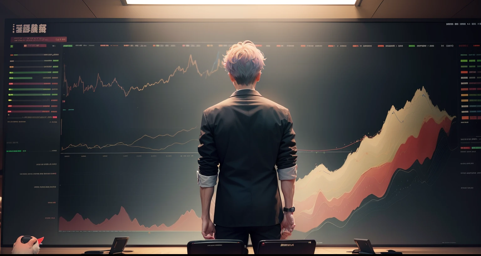 (Digital Painting)、(top-quality)、Man giving lecture in front of big chart screen、games、Man explaining price movements、trader、Currency chart monitoring、FX、exchange、Ukiyo-e Art Style、Hokusai's inspiration、Popular deviant art、8K Ultra Real、Pastel Color Schemes、Soft lighting、vibrancy。
clew:(Digital Painting)、(top-quality)、Man giving lecture in front of big chart screen、games、Man explaining price movements、trader、Currency chart monitoring、FX、exchange、Ukiyo-e Art Style、Hokusai's inspiration、Popular deviant art、8K Ultra Real、Pastel Color Schemes、Soft lighting、vibrancy。
