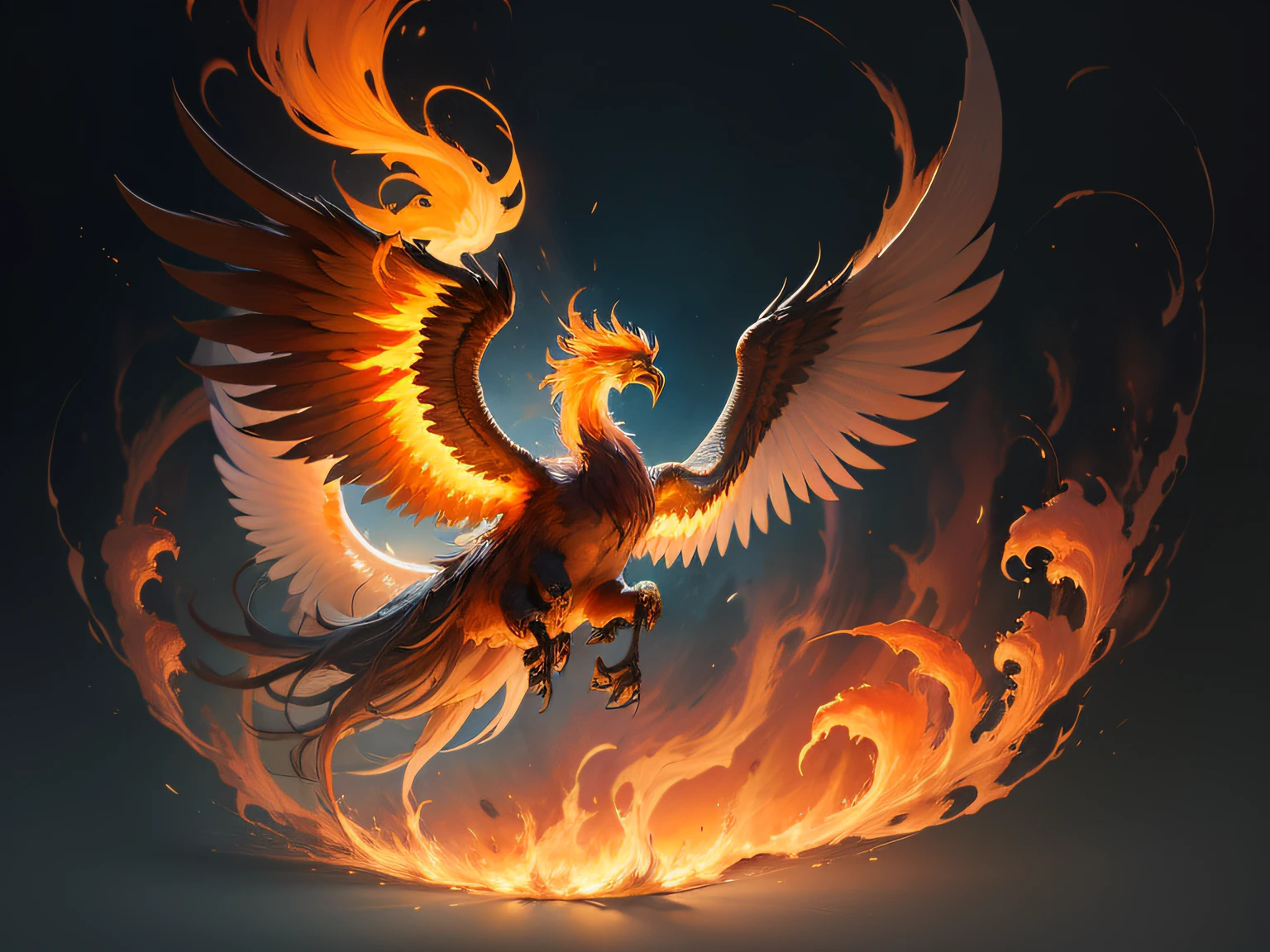 The image of a phoenix in Chinese mythology