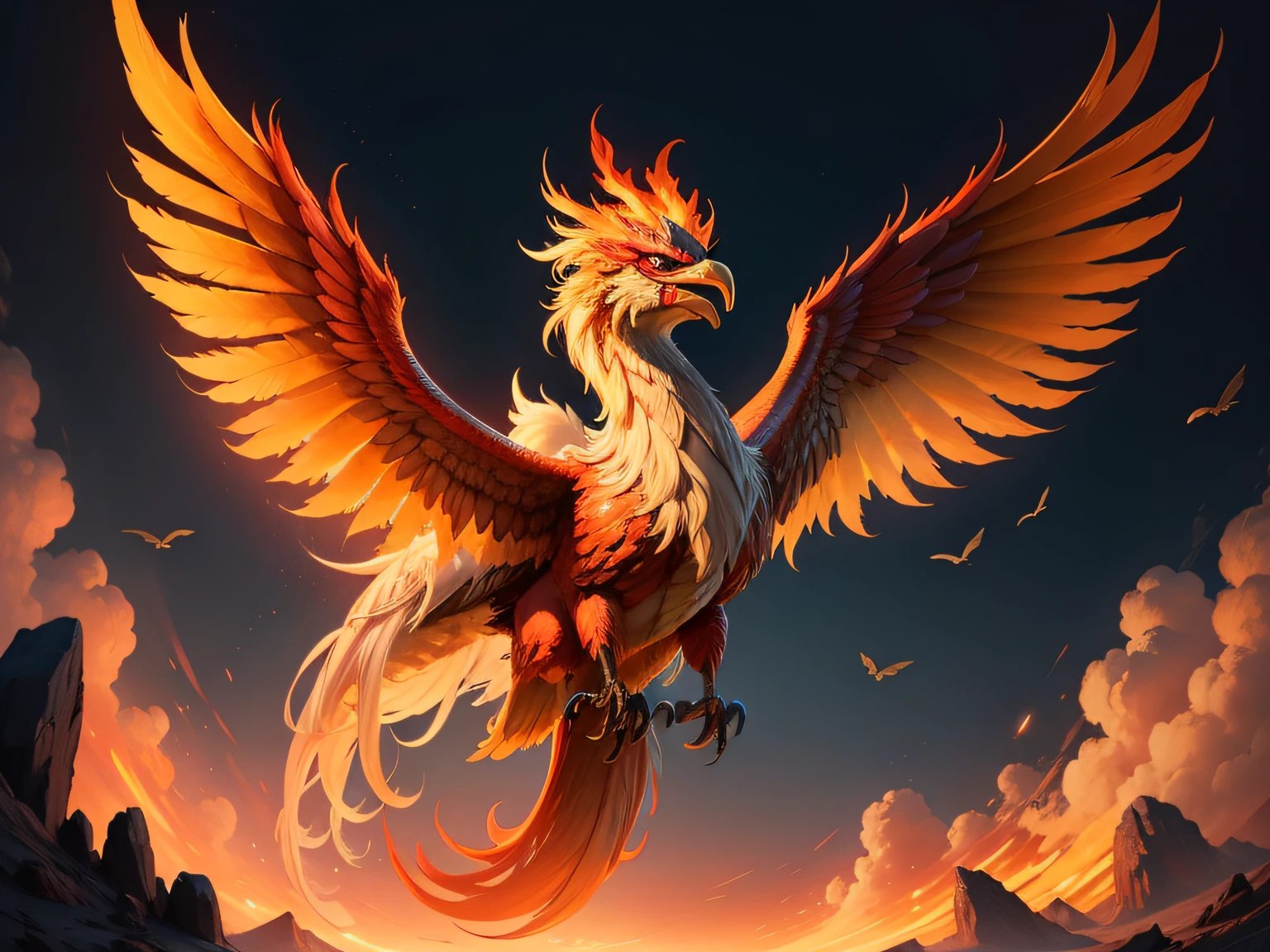 The image of a phoenix in Chinese mythology