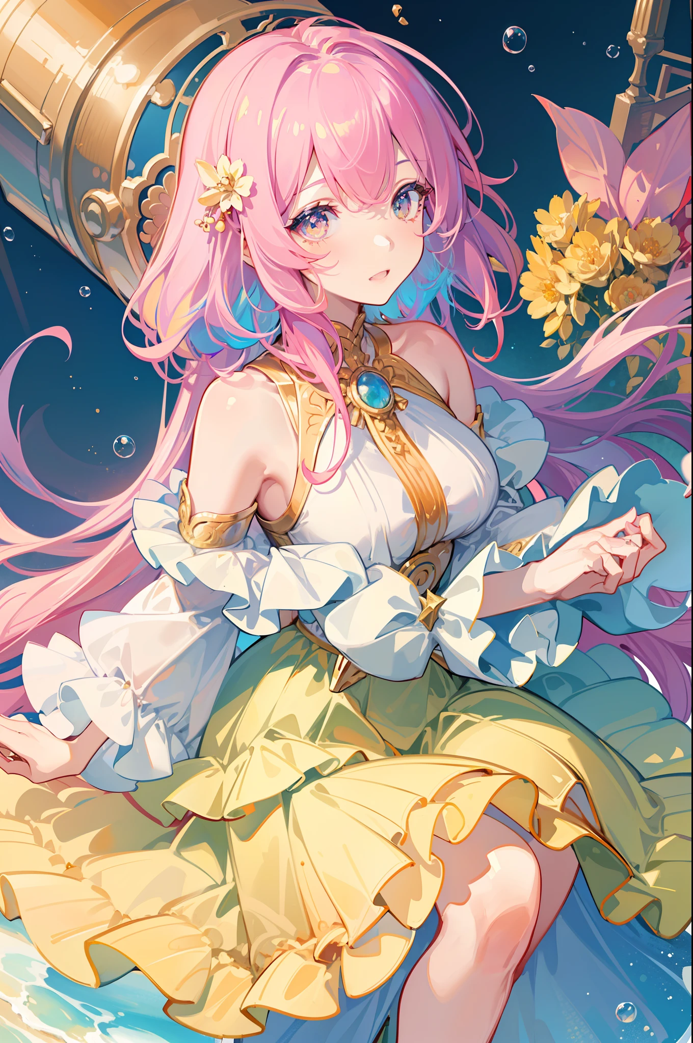 masterpiece, best quality, good quality, Fantasy aesthetics, Highly detailed, shadowverse style, female