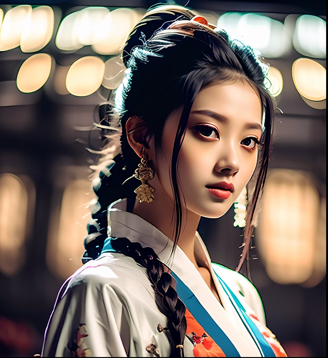 melhor qualidade, obra prima, highres, wuxia 1girl, vestido china, rosto super lindo, olho super lindo, cabelo super lindo toda de preto