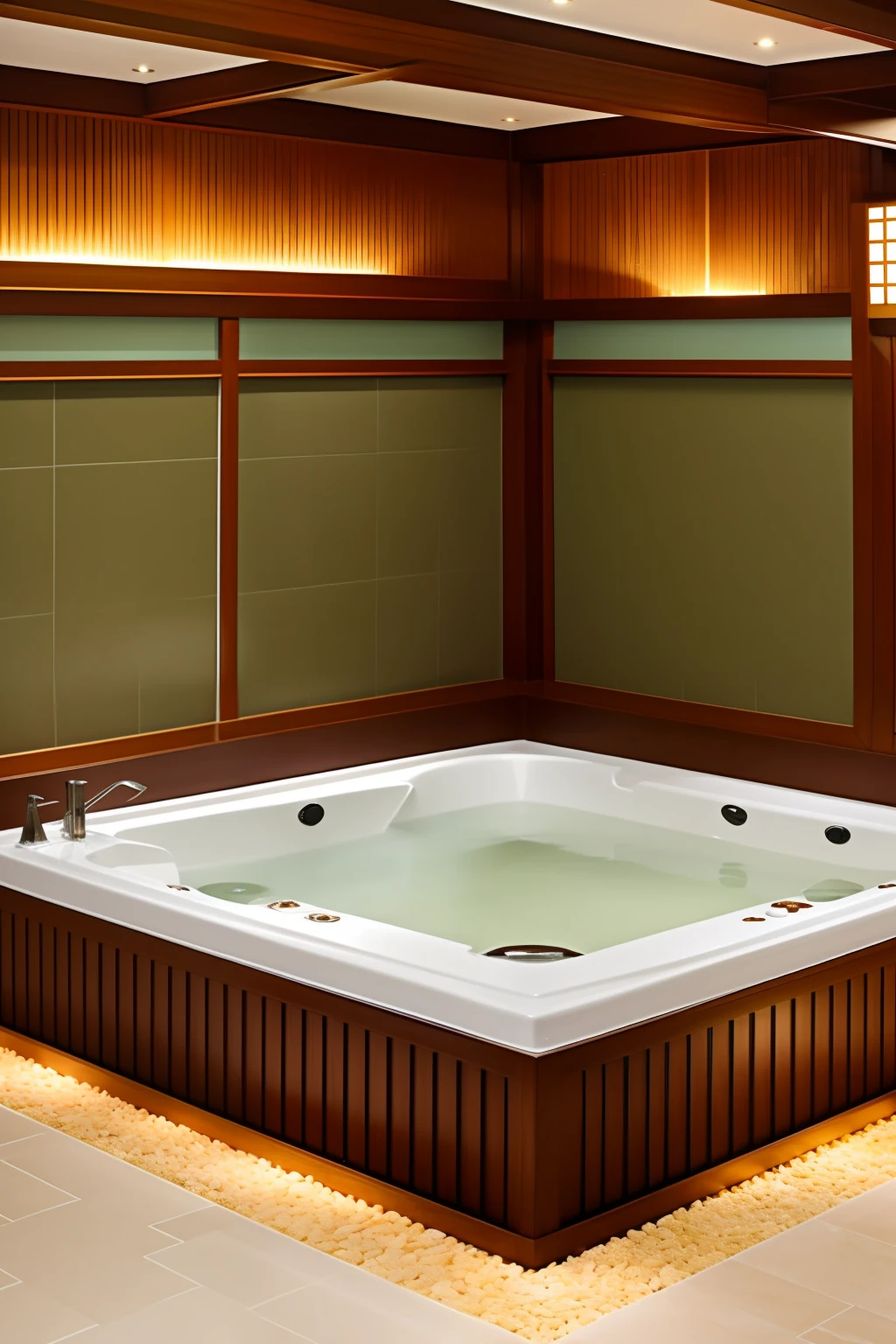 Korean bath hot spring、Luxuriously decorated、The circulation line is reasonable。Extra large square meters The functional area is divided into men's bathing and leisure and entertainment places