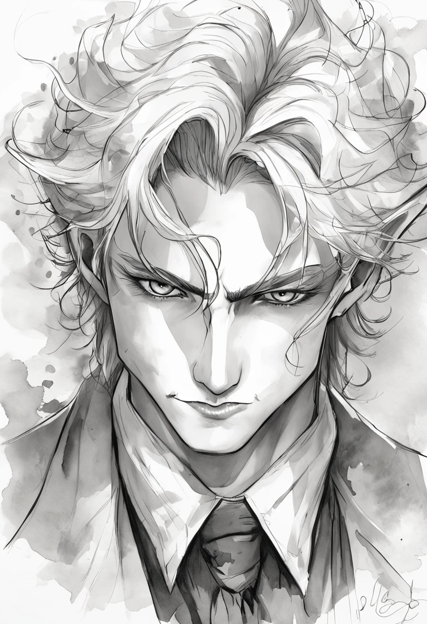 Handsome vampire ager,closeup cleavage,head portrait,Open your mouth,the bats,long canine teeth,There is blood on the teeth,long whitr hair,(There is blood at the corner of the mouth:1.4),Blood,depth of fields,dynamic blur,high light,Real light,Ray traching,oc rendered,Hyper-realistic,best qualtiy,8K,Works of masters,super-fine,Detailed pubic hair,Correct anatomy,sharp focus on eyes,Bokeh,Facial features are carefully depicted