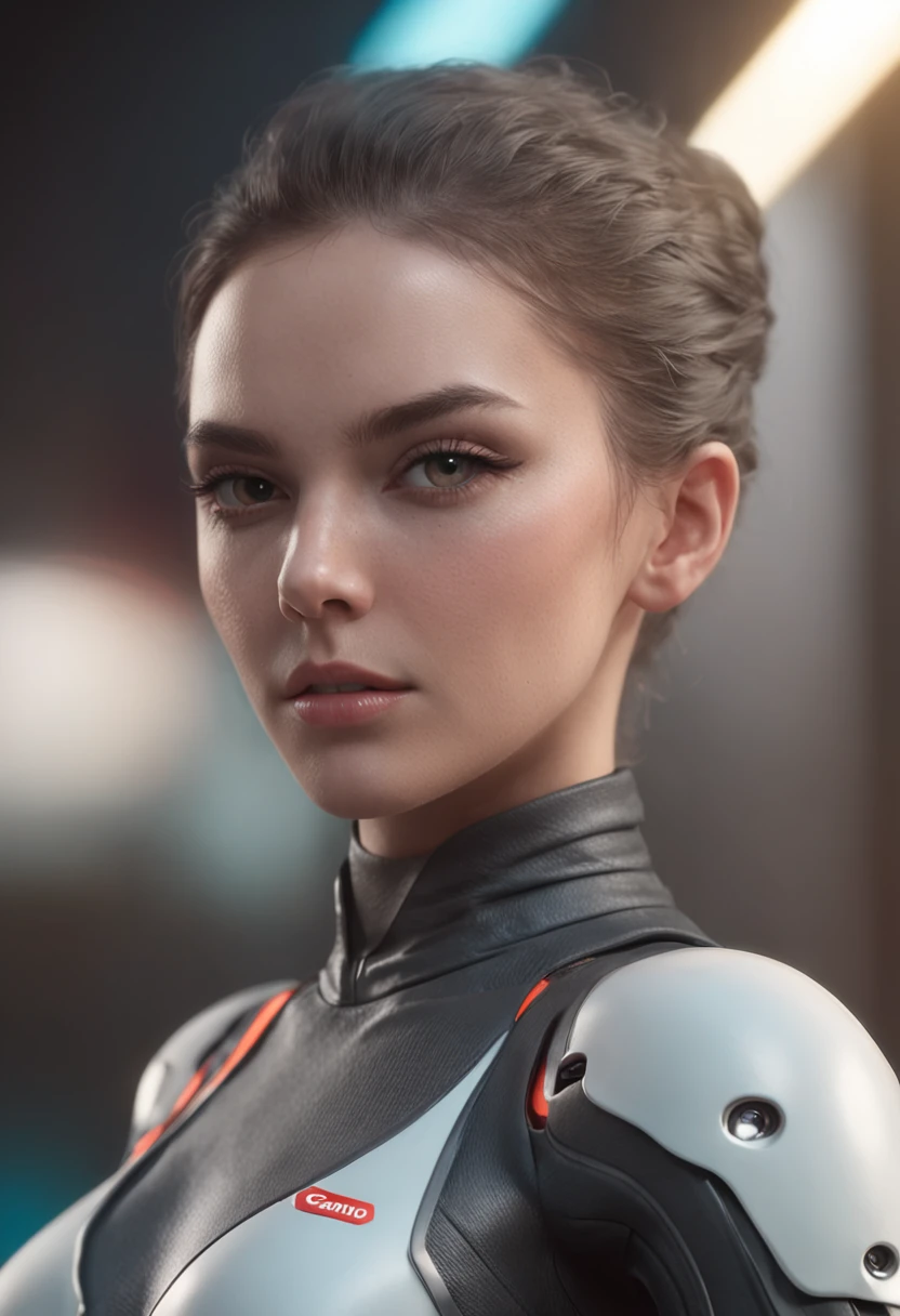 um close up de uma mulher em um terno futurista com uma espada, Trending in ArtStation 4K, Artgerm Julie Bell Beeple, 3 d render arte do caractere 8 k, trending on ArtStation:3, rossdraws volumetric lighting, trending in artstation, Trend at Artstation headquarters, trending on artstation hd, greg rutkowski octane render, Octane CGsociety retro future, fotografia de alta moda, Vogue Italy, lente amarela futurista, editorial de moda, Photographed on Hasselblad H4D 200MS Digital Camera, (((ultra realistic))), (((super detalhado))).Foto Natural, filmed on a professional camera, Corte nos EUA, HDR, 16k.