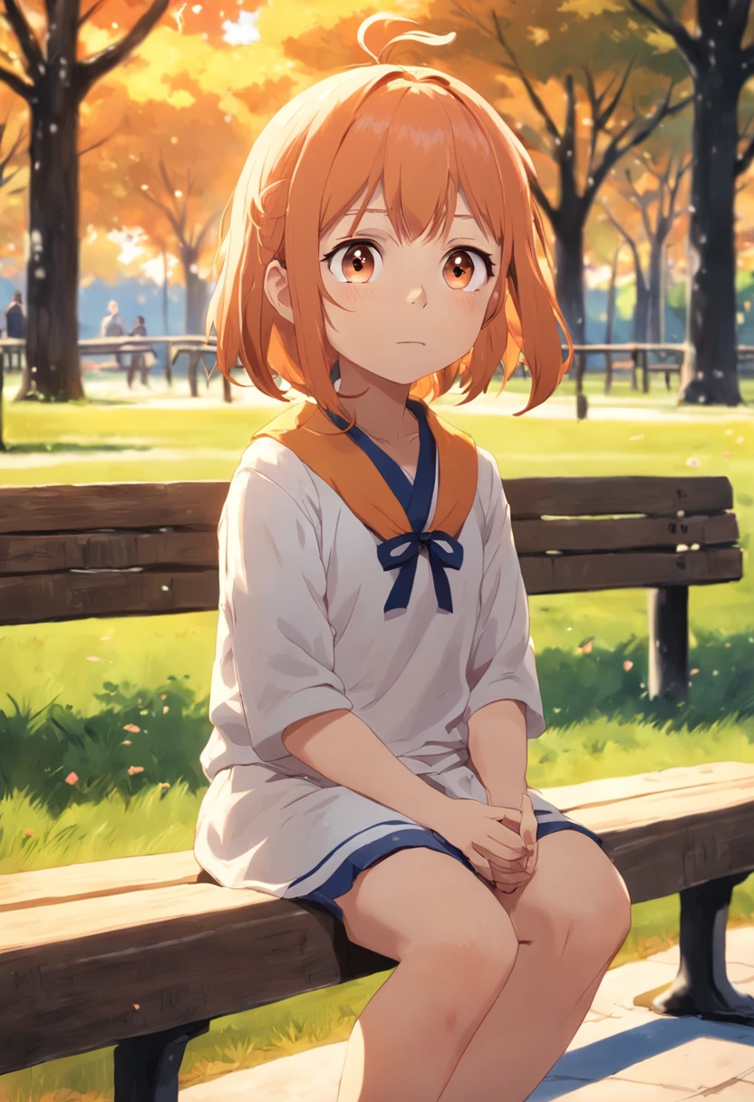 Asunto: Hinata Hyuuga (as a child)
action: sentada
Contexto: en un banco del parque
Medio ambiente: in a park
Lightning: durante la puesta de sol
Artista: Hayao Miyazaki
Estilo: Anime
Medio: Digital illustration
Guy: Retrato del personaje
Esquema de color: Warm and soft tones
Infographic: 2D Animation
Quality: High Definition
Positive notice:
((La mejor calidad)), ((Obra maestra)), ((realista)), Una joven Hinata Hyuuga, depicted as a 10-year-old girl, Sits on a park bench in a serene and peaceful environment. La escena tiene lugar en un hermoso parque durante una impresionante puesta de sol. Hinata, con su sonrisa inocente, radiates pure joy and happiness. His character comes to life through Hayao Miyazaki's anime art style.., capturing the essence of your youthful spirit. The artwork is created using digital illustration techniques, mostrando detalles intrincados y colores vibrantes. The warm and soft tones used in the color scheme add a touch of tenderness and nostalgia to the scene... 2D animation style enhances the overall charm and appeal of the artwork.. High-definition illustration immortalizes this precious moment from Hinata's childhood, evoking a sense of warmth and admiration in the viewer.