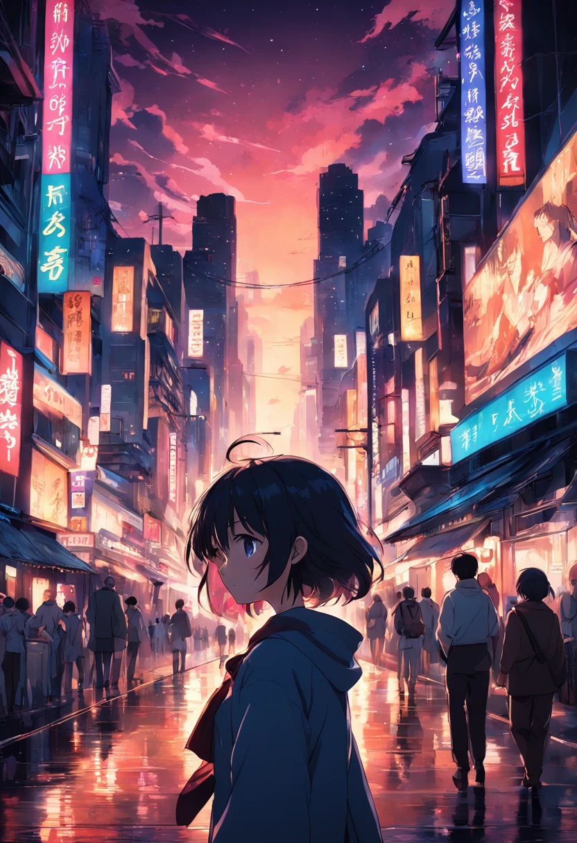 Background, city night background, minute details, ultradetailed,