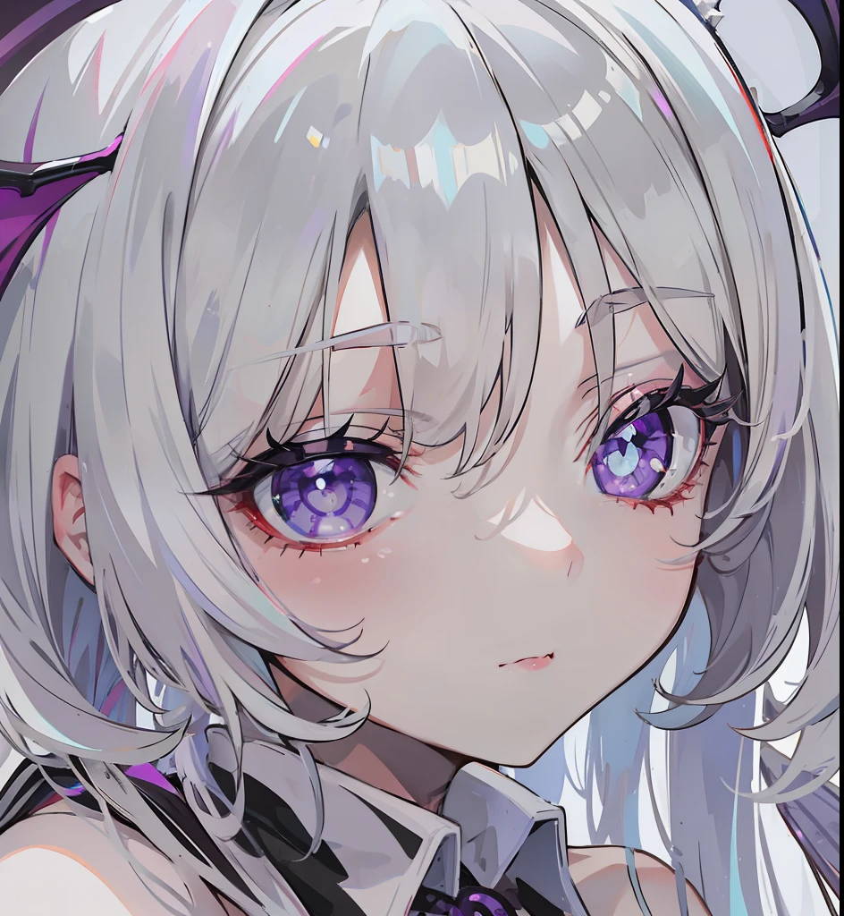 (muste piece), (best quality), very detailed eyes, expressive eyes, perfect face, very detailed face, highly detailed face, beautiful girl, 8K, beautiful girl, white background, delicate and beautiful face and eyes, dark intense shadow, 
1 girl, vtuber style, cool girl, hololive,  amane kanata, streaked hair, short hair, swimsuit, small chest, cropped shoulders, clavicle, looking at viewer, smile, (whole body), standing,