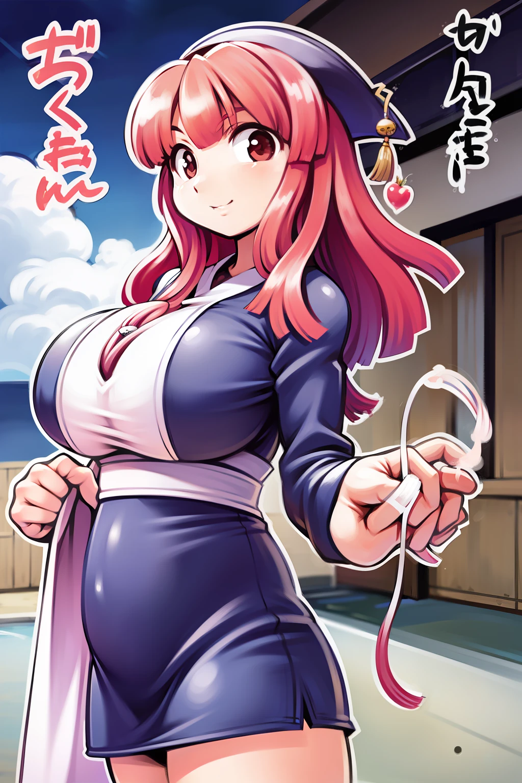 Shonobu kocho demon slayer with big tits and giant penis