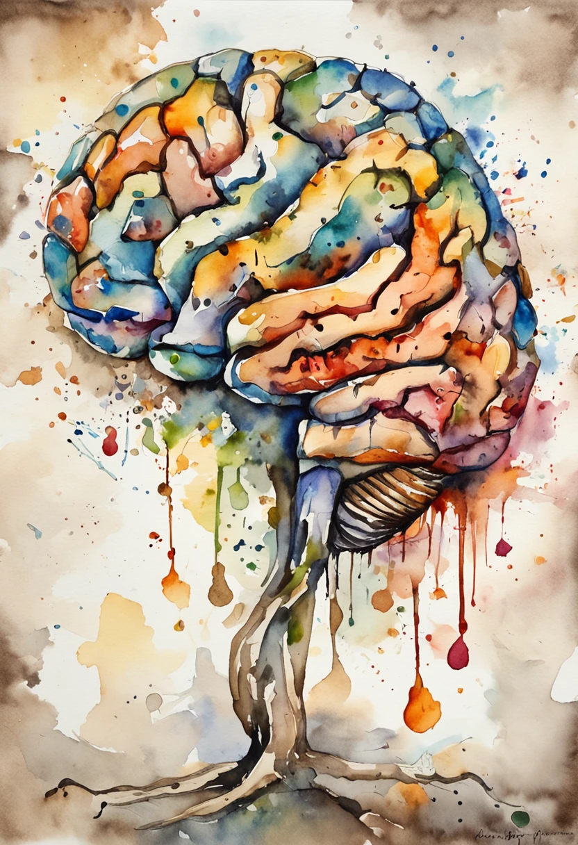 imagen de um cerebro mecanico