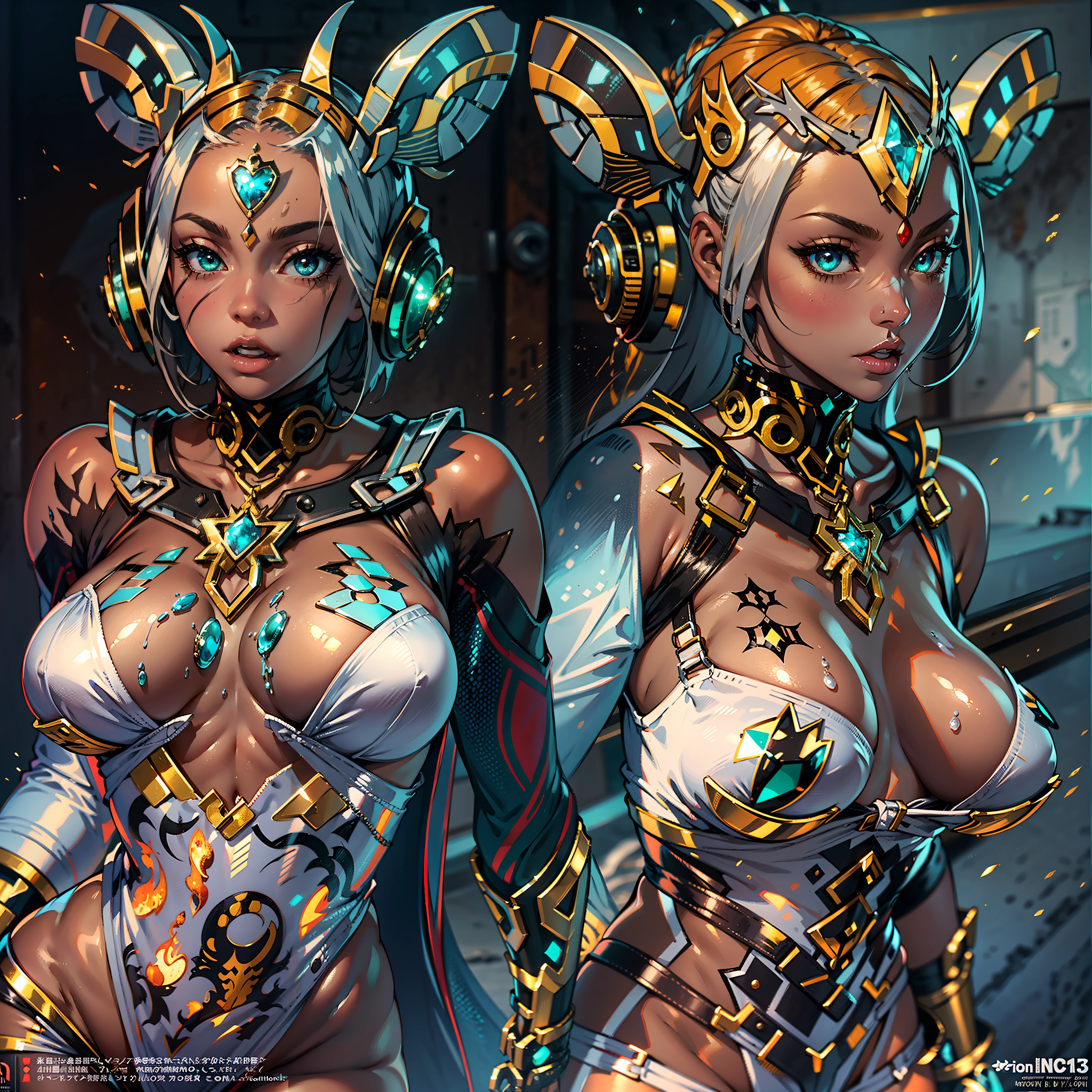 Epic Masterpiece frontSun contre-jours Goddess Beach water beholder outdoor urban, Suncraft Artificier hearth sundrop "GhostRider" ninja "Armada" contre-jours moto "Heavy Metal" Devastating Will-o'-the-wisp luminescence war battle mature female "luis Royo" dazzling ride bike, Cosplay riders richesse Amiral decorated "Nicki Minaj" Commander jukebox "beyonce" Pilots jacket cow-boy emblème Earth écusson sunLight ultra pro-Photorealistic optimal ultra high_quality opengl-shaders ultra high_detail accurate reflex ultra highres perfection graduates volumetric nettetés improved Octane_rendues UHD XT3 64K 32K 16K 8K DSLR HDR UnrealEngine5 3dcg shadow deep path analogiques hairstyle short bangs extatiques symmetrical body athletic african fullbody skin tanmed suave face cheekbones effects embarrassed glushes eye-liner saphirs saturate beaux dark eyes black pupils brown iris lazulis turquoise open mouth teeth (tongue droplet water drop of water) obvious smiles choke Floating Jacket Eccentric Cape Levitating Shoulders-Off Shirt Lace Clavicles White Papillotes embroidered leathers breasts reveal sideboob satin livid yellow orange corsait thick felt skirts matching bristles ample swinging spinels navel waist belt-chastity revealing heart padlock silver agate pubis scarlet pubis-hairy indigo bristles protrusions silk Snap-lock tin gold garters thighs legs stainless steel boots gothic decorated onyx, rubis summons milkweed floraison invoques viceroy magic incandescentes creatures CGSCOSITY butterfly Cristallines Wings (EOS R6 135mm 1/1250s f/2.8 ISO400) Monarch, Mecha Canon-ion flash blow glow dramatic opale weapon, straight outfits armor heavy chrome metallic flat rune lava bands population antenne Tourmaline glyphes plasma brasses cuivres fullbodye "cyberpunk" motocycle, background forest Equirectangular 360 monster Fire Blast Flame Engravings Chef-D' tattoo (par Michelangelo) Bruce Weber girls sex naked nsfw varied multi etc.