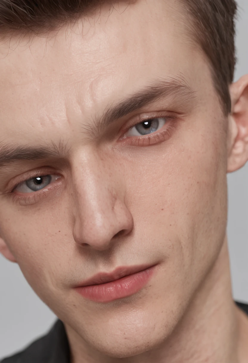 of a real,Hyper-realistic,Realistic skin texture,Handsome vampire teenager,(male people:1.4),closeup cleavage,head portrait,with her mouth open,(See the throat:1.4),the bats,(long canine teeth:1.4),There is blood on the teeth,long whitr hair,(blood stains at the corners of the mouth:1.4),Blood,depth of fields,dynamic blur,high light,Real light,Ray traching,oc rendered,Hyper-realistic,best qualtiy,8K,Works of masters,super-fine,Detailed pubic hair,Correct anatomy,sharp focus on eyes,Bokeh,Facial features are carefully depicted