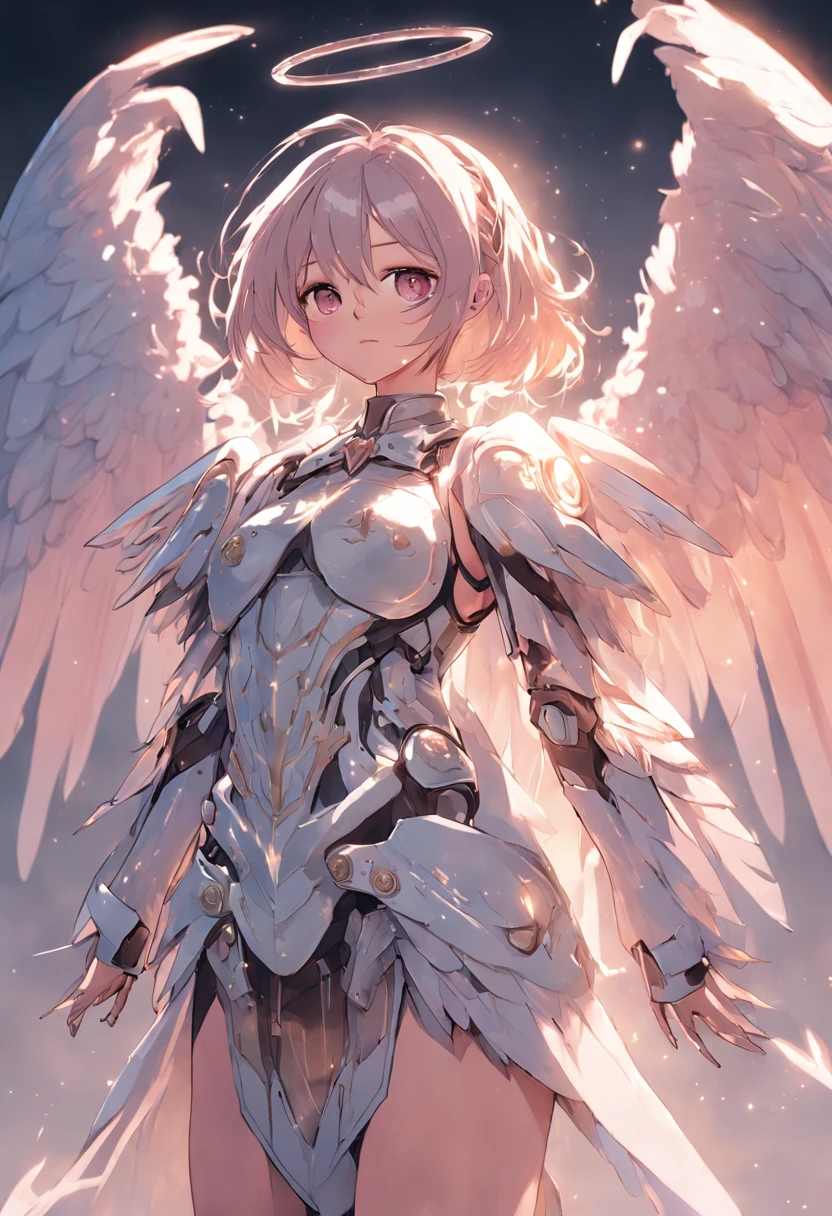 There is a woman with wings posing for a picture, beautiful cyborg angel girl, Epic angel wings, angel in plastic armor, full - body majestic angel, as a mystical valkyrie, beautiful angel, angel knight girl, beautiful female angel, angelic wings on her back, of an beautiful angel girl, angel knight gothic girl, beautiful angel, Gorgeous Role Play