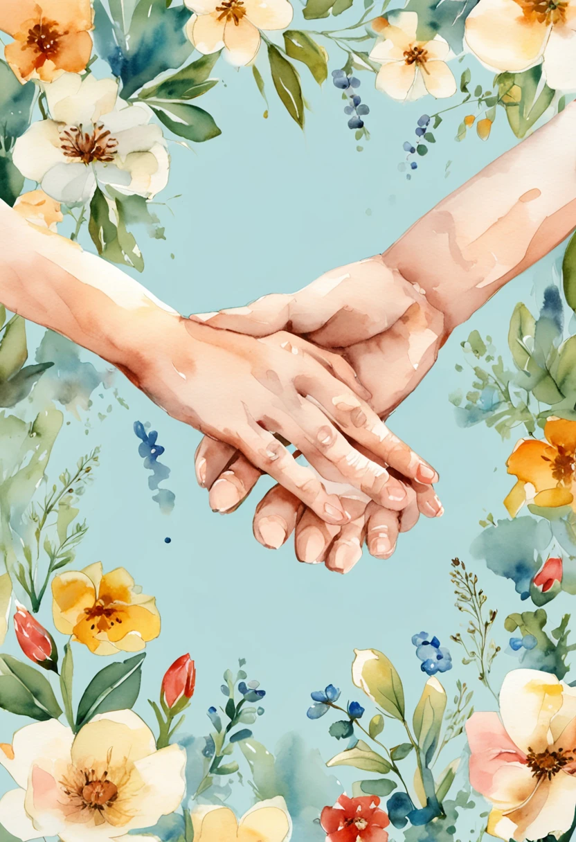 image of a child's hand holding a doctor's hand
