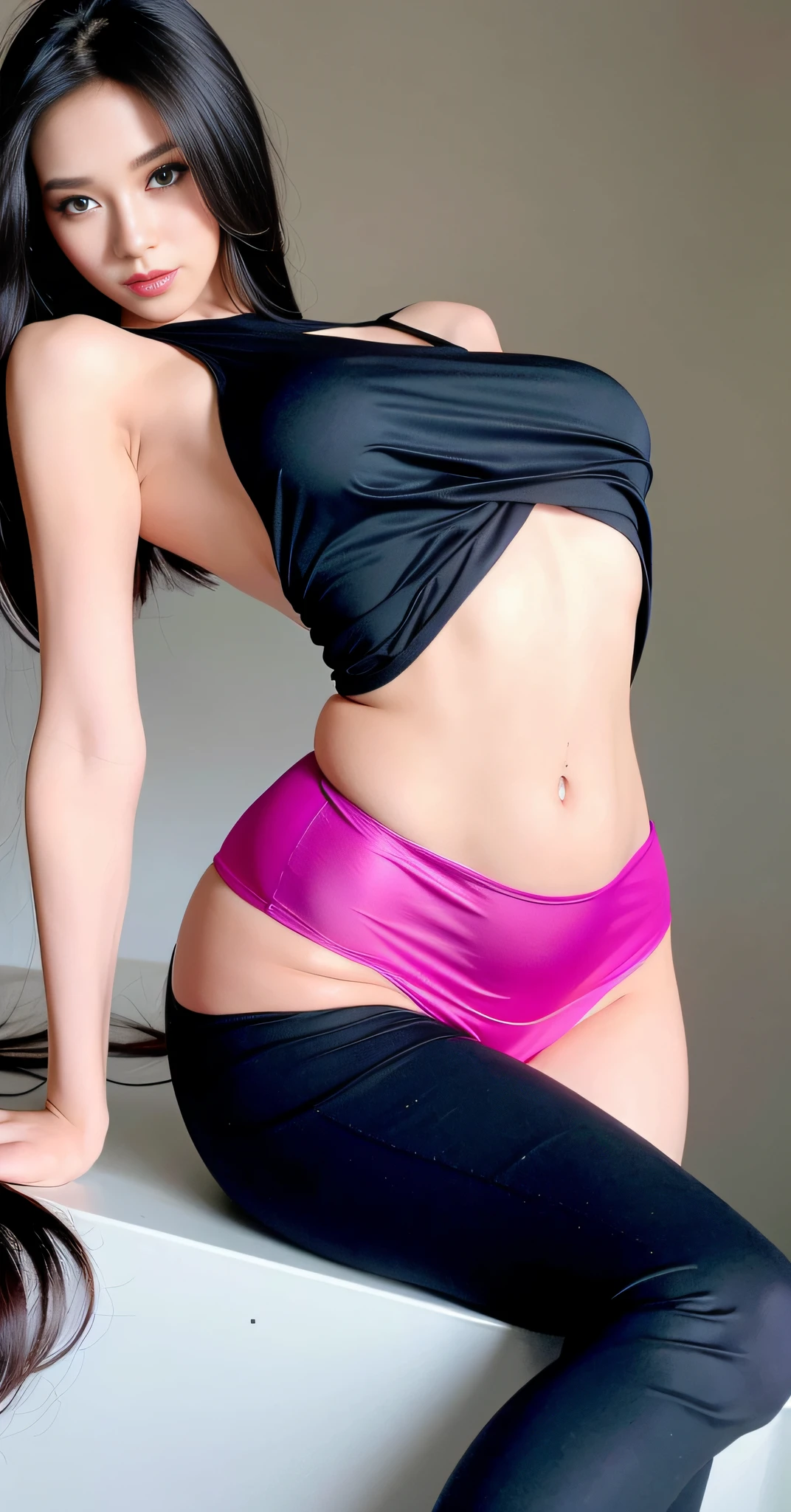 titles:"Show the elegance of an amazing Caucasian girl,Striking photo in glamorous tights"
depiction:
In this prompt,We will show the elegance of a stunning Caucasian girl,Wear eye-catching tight clothing,Wear glamorous tight clothing。The focus will be on highlighting her extraordinary characteristics,Including her sharp and seductive face、Radiant fair skin、pretty eyes、ornate hair、Charming red cheeks and perfect body shape。This piece will celebrate her natural beauty and elegance,Capture her charm with grace and respect。
Modifiers:
-quality:The shoot will be carefully planned and executed,Ensure the highest quality standards。Advanced technology will be utilized to achieve excellent real-world results,Improve overall visual appeal1.4 times。
-resolution:Images will be captured at ultra-high resolution,Enables viewers to appreciate every intricate detail of girls' features and costumes with unparalleled clarity。
- Clothing:The girl will wear randomly selected tight clothing,This will perfectly highlight her figure,Exudes elegance and sophistication。This outfit will be carefully selected,Complements her natural beauty,Show her confidence。
-facial features:The girl will have a sharp and eye-catching face,Plus her charming eyes,Her sweet hair outlines a beautiful silhouette。She has radiant fair skin,It adds a touch of pure and ethereal beauty,And her charming red cheeks,Will inject a touch of warmth and seduction into her appearance。
- )the hair:Girls will have gorgeous hair,Increase her overall attractiveness,Whether it's the hair running down the shoulders,Stylish and chic hairstyle,Or a delicate bun,All of this is enhanced by her unique beauty and charm。
-somatotype:The girl will have a perfect figure,The epitome of beautiful elegance。The focus will be on a respectful and tasteful man showing off her natural curves, (RAW photo, Best quality), (Realistic, photo-realistic:1.3), Masterpiece, An extremely delicate and beautiful, Extremely detailed,
