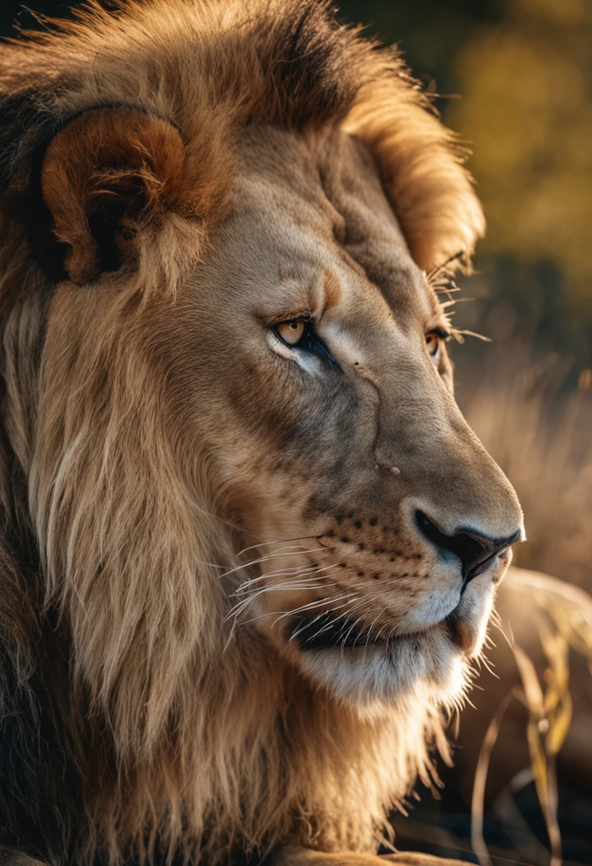 SAD REALIST LION , SEM GARRAS, E SEM DENTES