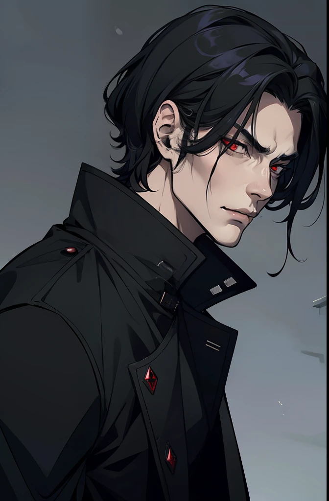 Vampires wear long black coats,The coat fits snugly to its slender figure,It shows a mysterious and majestic atmosphere。The collar of his coat was raised high,Cover his neck,It gives a gloomy feeling。The fabric on his body reveals looming patterns,As if somehow blending into the darkness。
Red eyes are his most striking feature,Sparkle,It exudes a cold and deep glow。These eyes seem to contain endless wisdom and a thirst for blood。,It makes people feel a chill in their hearts。When he looks at you,You will feel a sense of oppression,He seems to be able to see the deepest part of you。。
He is slender,line sleek,It gives a feeling of elegance and elegance。Although the appearance looks no different from ordinary people,But there seemed to be an evil aura hidden in his smile。,It's chilling。His skin was as pale as snow,Revealing an innate thirst for blood,Immediately reminds of his true identity as a vampire。
The appearance of a vampire is full of charm and danger。His red eyes and black coat complement each other,Make him more mysterious and seductive。Whatever his gaze on everything,Or his figure in the dark,Enough to make people scared and curious。