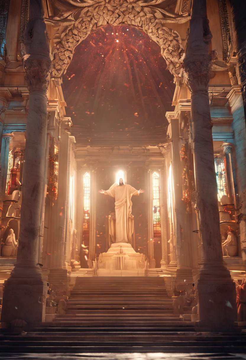 jesus cristo, paz interior, 8k, luz suave, cinemactic, alta qualidade