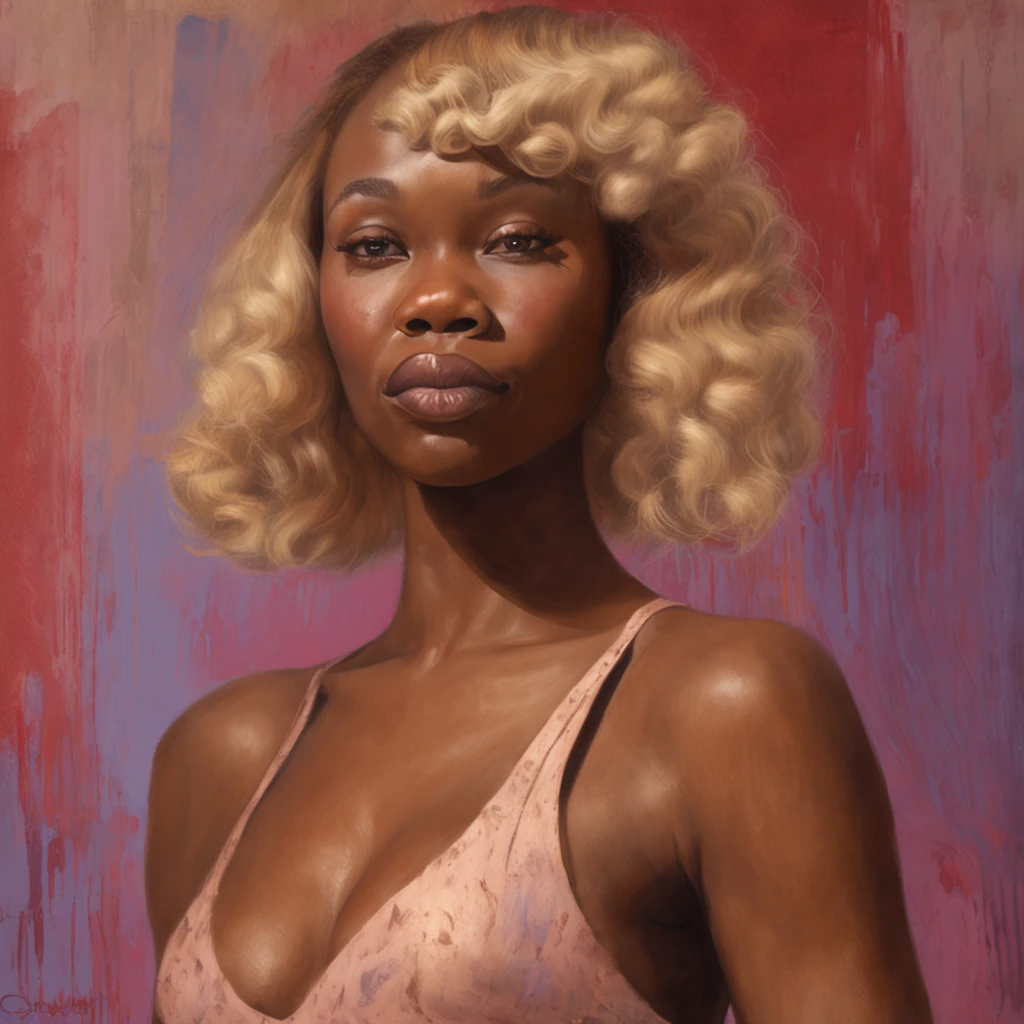 body shot of a gorgeous blonde Nigerian girl in an unbuttoned fur coat, big boobs, nipples visible, big glasses, mouth drooling, attractive, flirting, looking at viewer, detailed skin, highly detailed, diffused soft lighting, Photorealistic, Hyperrealistic, Hyperdetailed, analog style, detailed skin, matte skin, soft lighting, subsurface scattering, realistic, heavy shadow, masterpiece, best quality, ultra realistic, 8k, golden ratio, Intricate, High Detail, film photography, soft focus, detailed skin texture, (blush:0.5), (goosebumps:0.5), subsurface scattering
