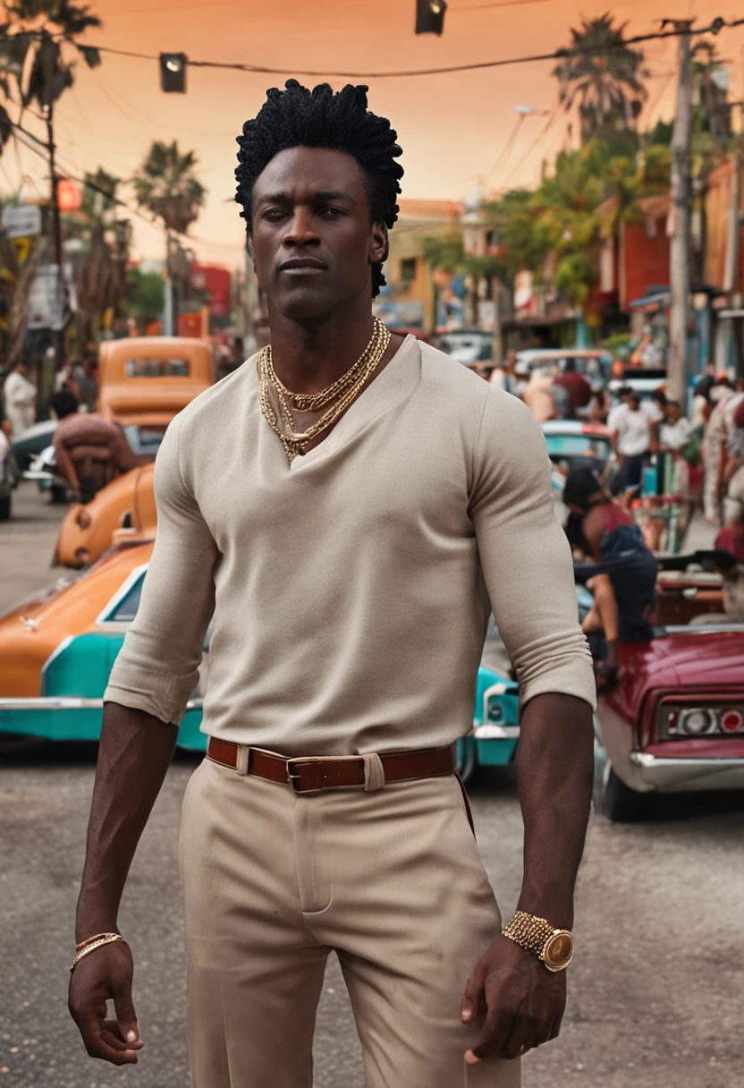 black man with hair style waves 360