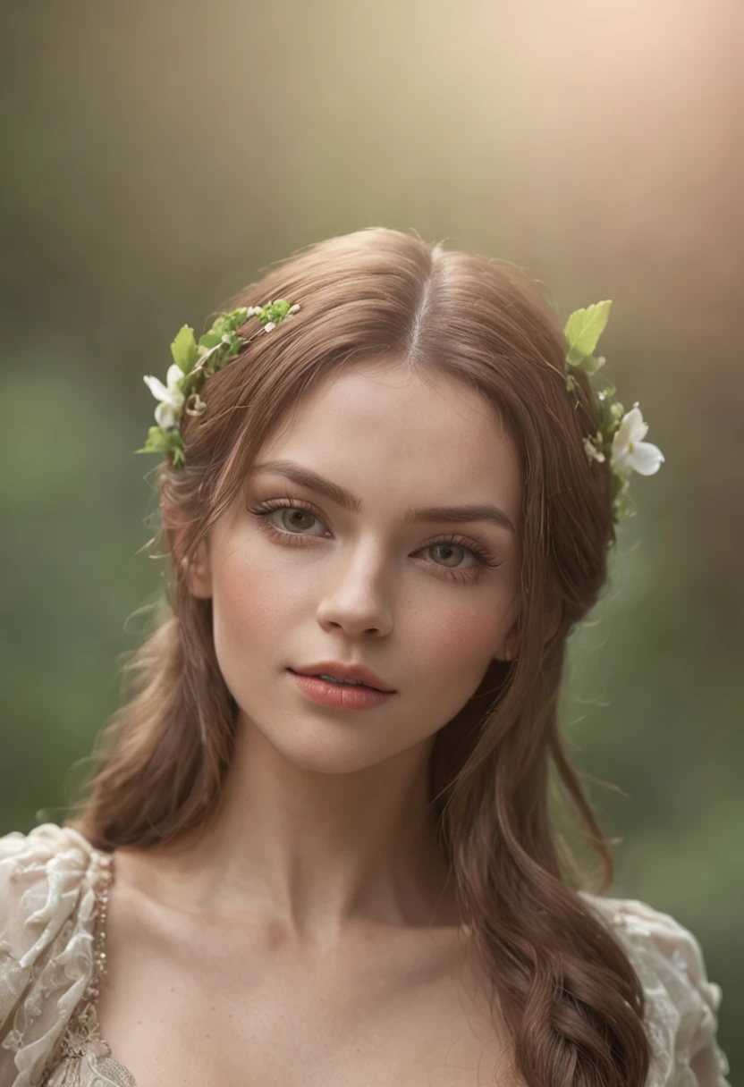 An Elf standing In a Forest,  Perfect Body, Perfect face, perfect eyes, detailed and intrincicated, HD