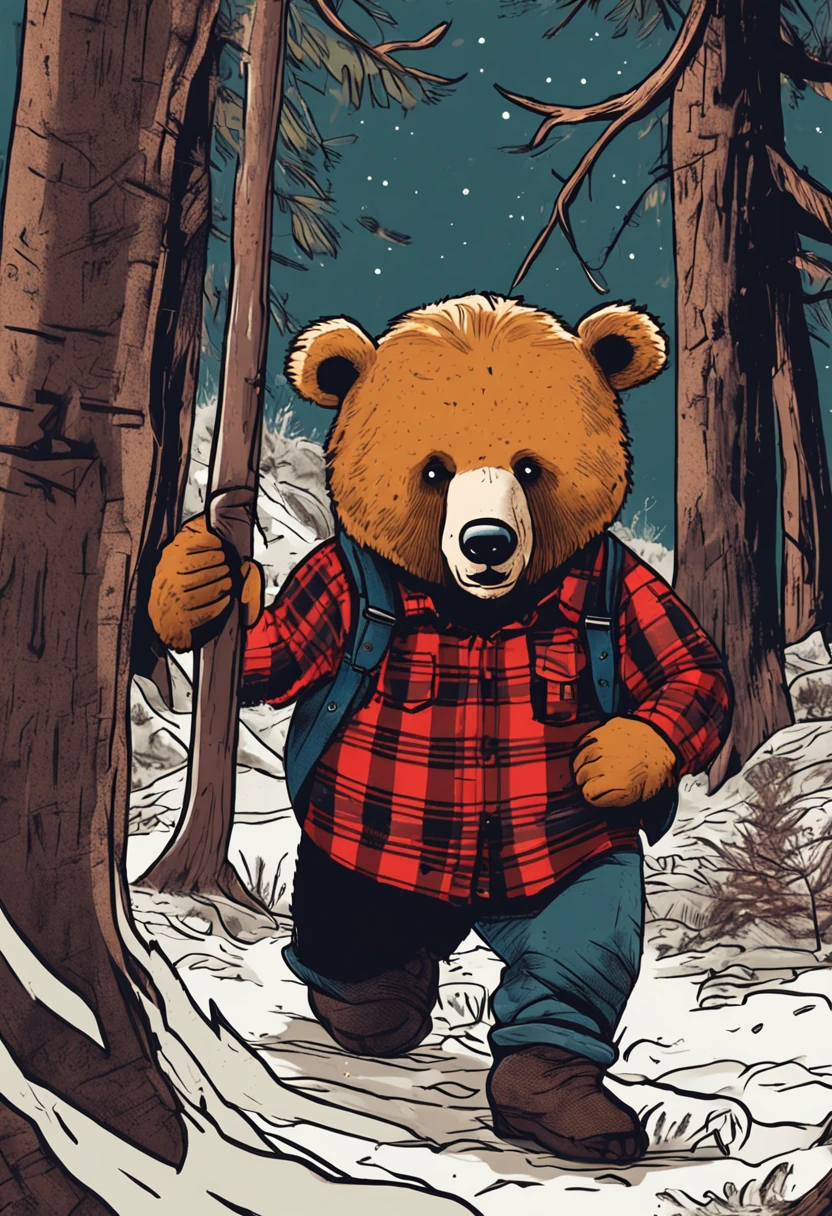Lumberjack bear