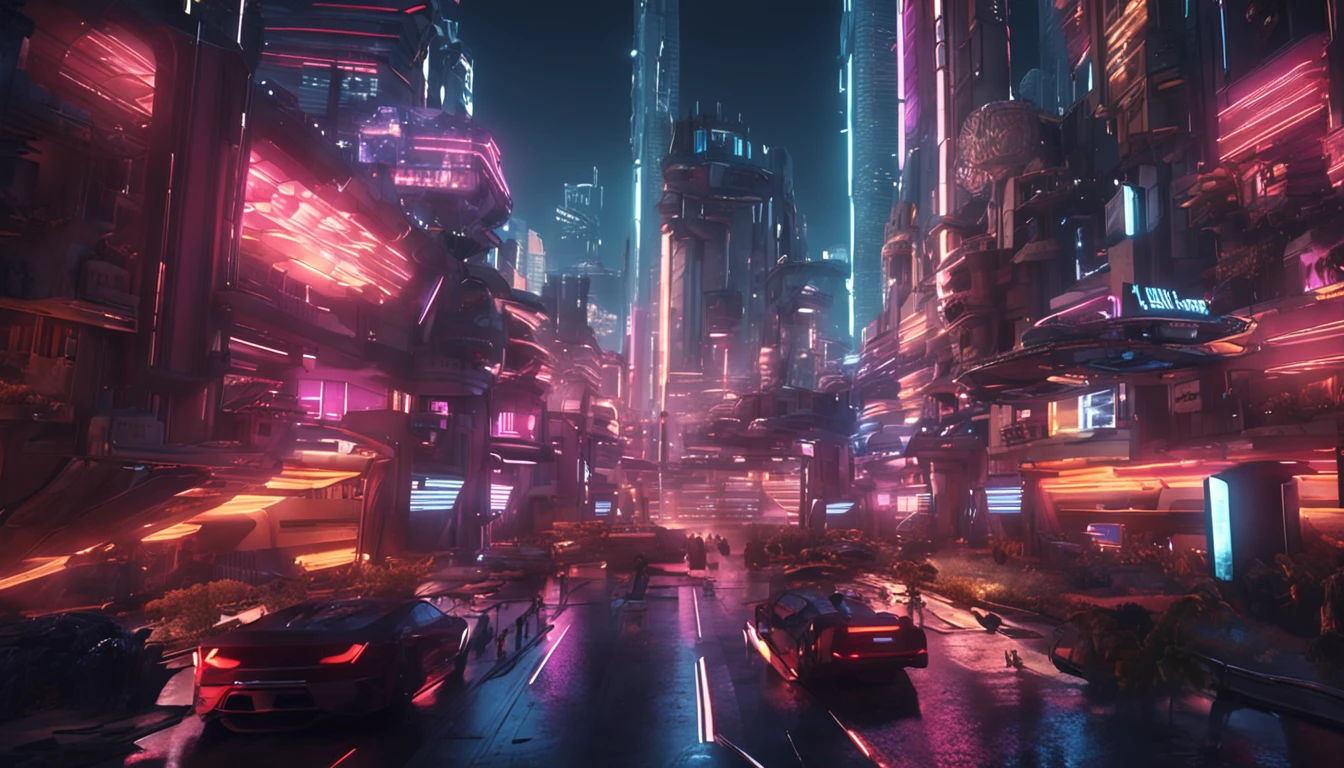 futuristic city