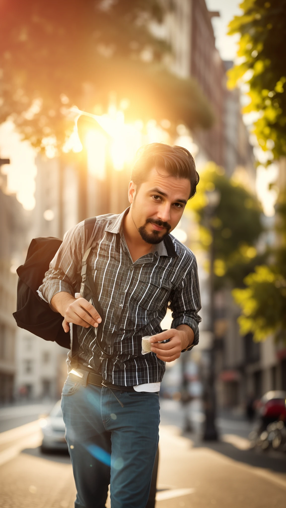 /imagine prompt: A 33 year old man with a goatee and a black shirt, a character portrait by Tibor Czorba, behance contest winner, les nabis, behance hd, studio photography, 16k, closeup, extraterrestrial, futurism, urbancore, 3d, cinematic, documentary photography, octane render, photorealistism, street photography, sunlit, soft lighting, radioluminescence, 🌞, 🍅, tomboy