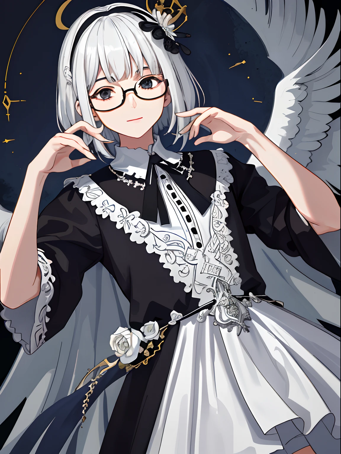 ahe cara、babando、Traje de enfermeira vermelho e preto、olhos cruzados、estranho、Ver outras pessoas、franja contundente、sentado,hand between legs, glasses, acima da altura dos joelhos,Ahegao , bobo,sexual ecstasy,Drunken eyes,franja contundente, cabelos pretos,(masutepiece:1.2, best quality), (olho bonito finamente detalhado: 1.2), (Antecedentes detalhados,fantasia sombria), (lindo rosto detalhado), alto contraste, (best ilumination, extremamente delicado e bonito), ((Cinematic light)), colorido, hiper detalhe, dramatic light, detalhes intrincados,