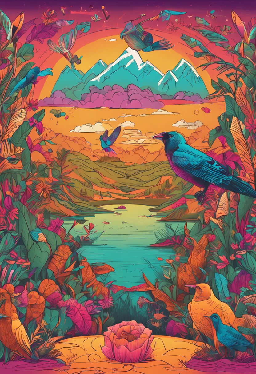 Create a cover for an album with a restart theme