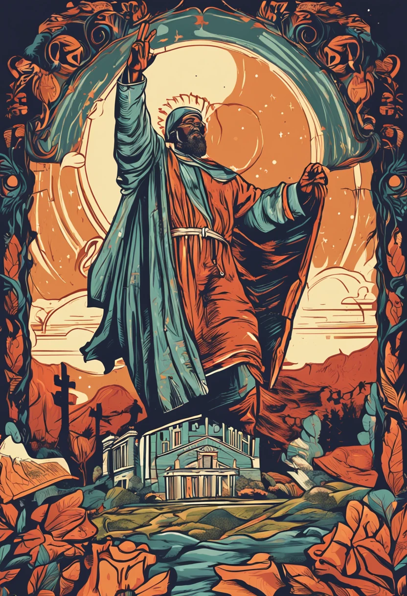 Pastor bonito，design de camisetas，rzminjourney，arte vetorial