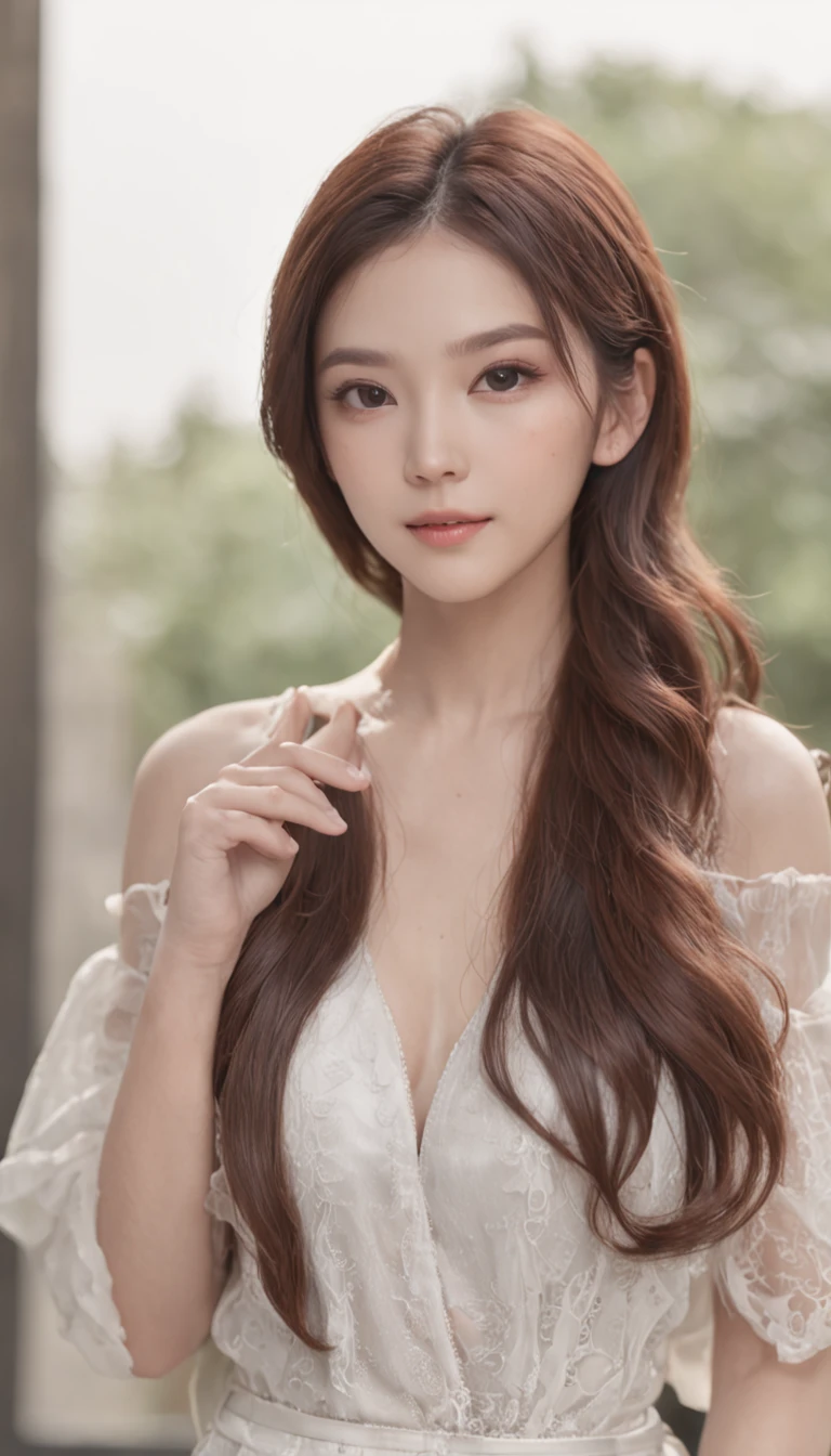best qualtiy,tmasterpiece,超高分辨率,(photorealestic),(realisticlying:1.4),RAW photogr,1girll,(Full body photo,close-up all over the body,standing on your feet),good-looking face,Slim,Dignified,Small Fresh,(White color blouse,black short skirt, Professional Dress),ssmile,cabelos preto e longos,Beautiful hair accessories,Beautiful teenage girl,Detailed scenes, Beautiful digital illustration, the detail,Hyper-detailed, Cinematic quality, correct hand,anatomy correct, ((From below))