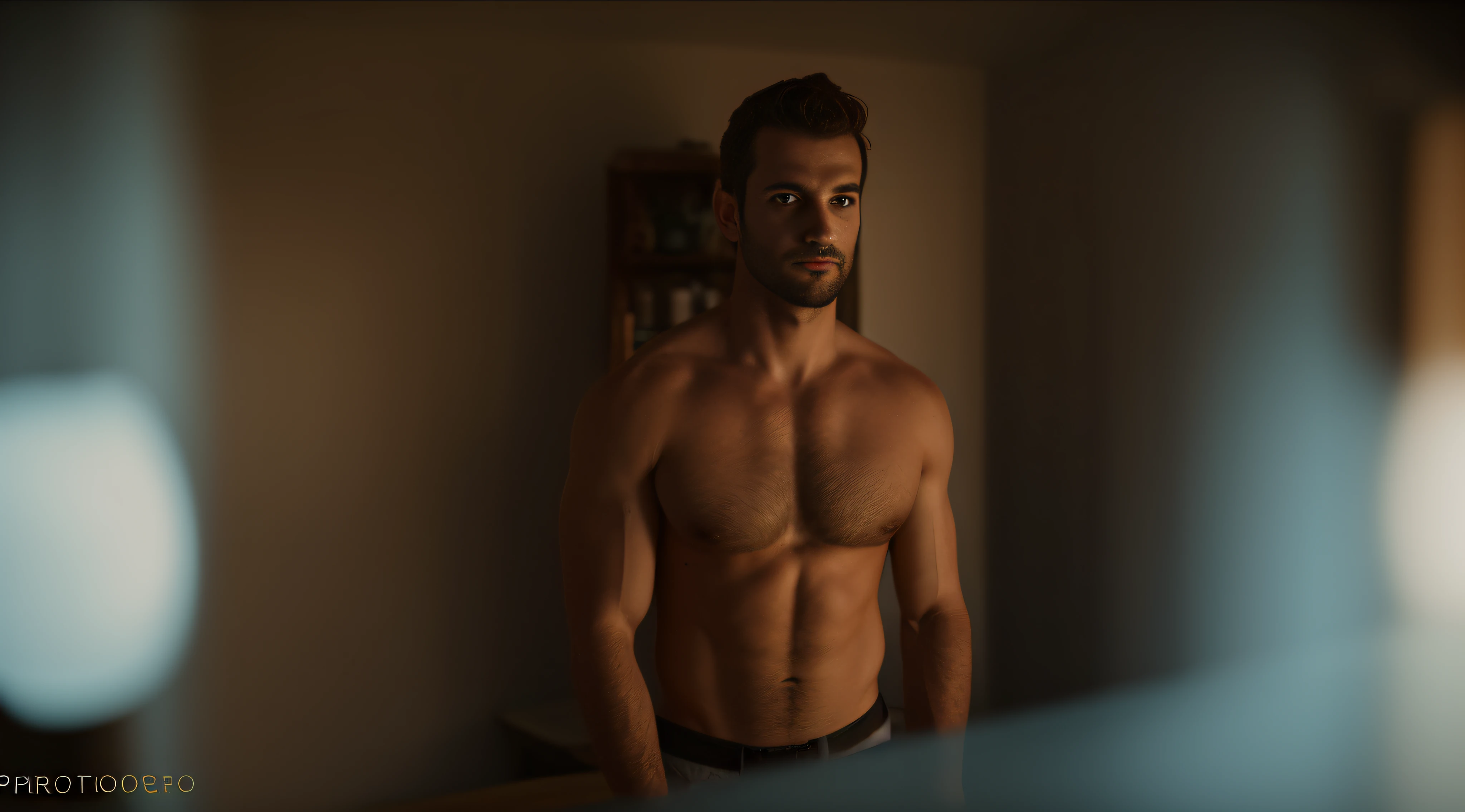 homem de 30 anos da Turquia, muito bonito, looking-into-camera, imagem detalhada, UHD, 8k, fotografia profissional, perfect lighting, cinematiclighting