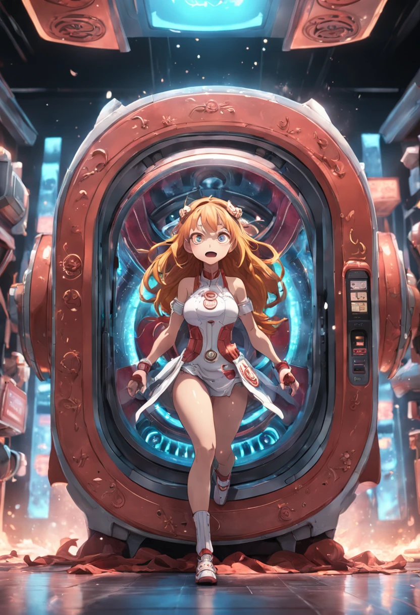 action-pack, full-length, an ornate washing machine with ((angry face and arms)), in action, high speed blur, whimsical magic, beautiful lighting, Cinematic, insane details, intricate details, beautifully color graded, Unreal Engine, creative, expressive, detailed, colorful, stylized anatomy, digital art, unique, well-developed concept, distinct personality, consistent style, HW*