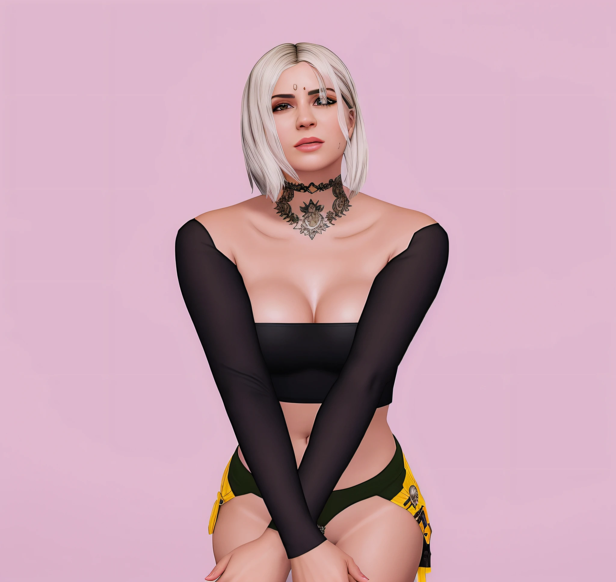 dar nitidez a personagem de gta v e tirar o oculos da personagem