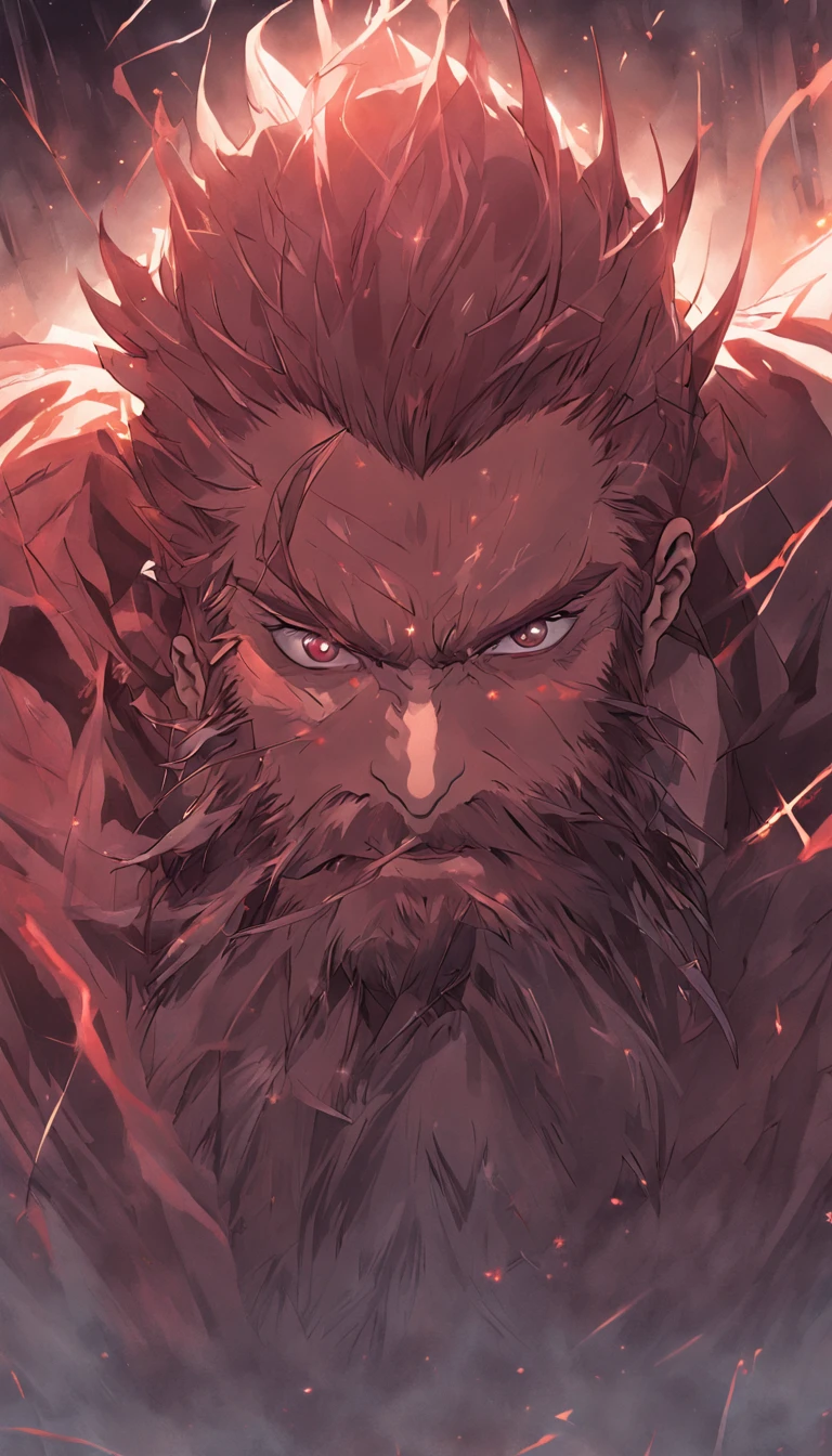 of a real，Facial features are carefully depicted，Realistic skin texture，中景 the scene is，Barbarian bearded uncle，Wearing heavy steel armor，Two-handed greatsword，（male people：1.4），(There is a scar on the face:1.5)，Strong limbs，（A half body：1.4），Short-cut hair of maroon color，Dark style，depth of fields，high light，Real light，Ray traching，oc rendered，Hyper-realistic，best qualtiy，8K，Works of masters，super-fine，Detailed pubic hair，Correct anatomy，sharp focus on eyes，Bokeh，Facial features are carefully depicted